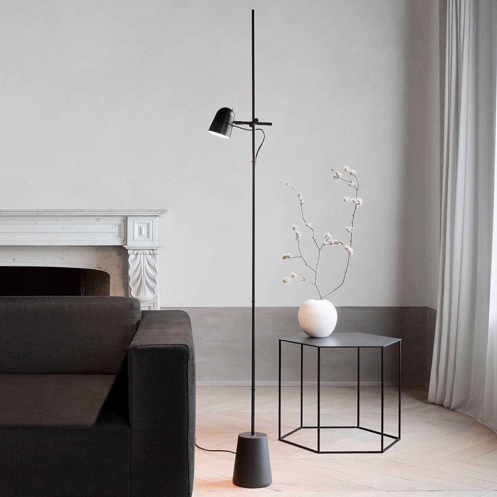 Counterbalance Piantana Nero - Luceplan