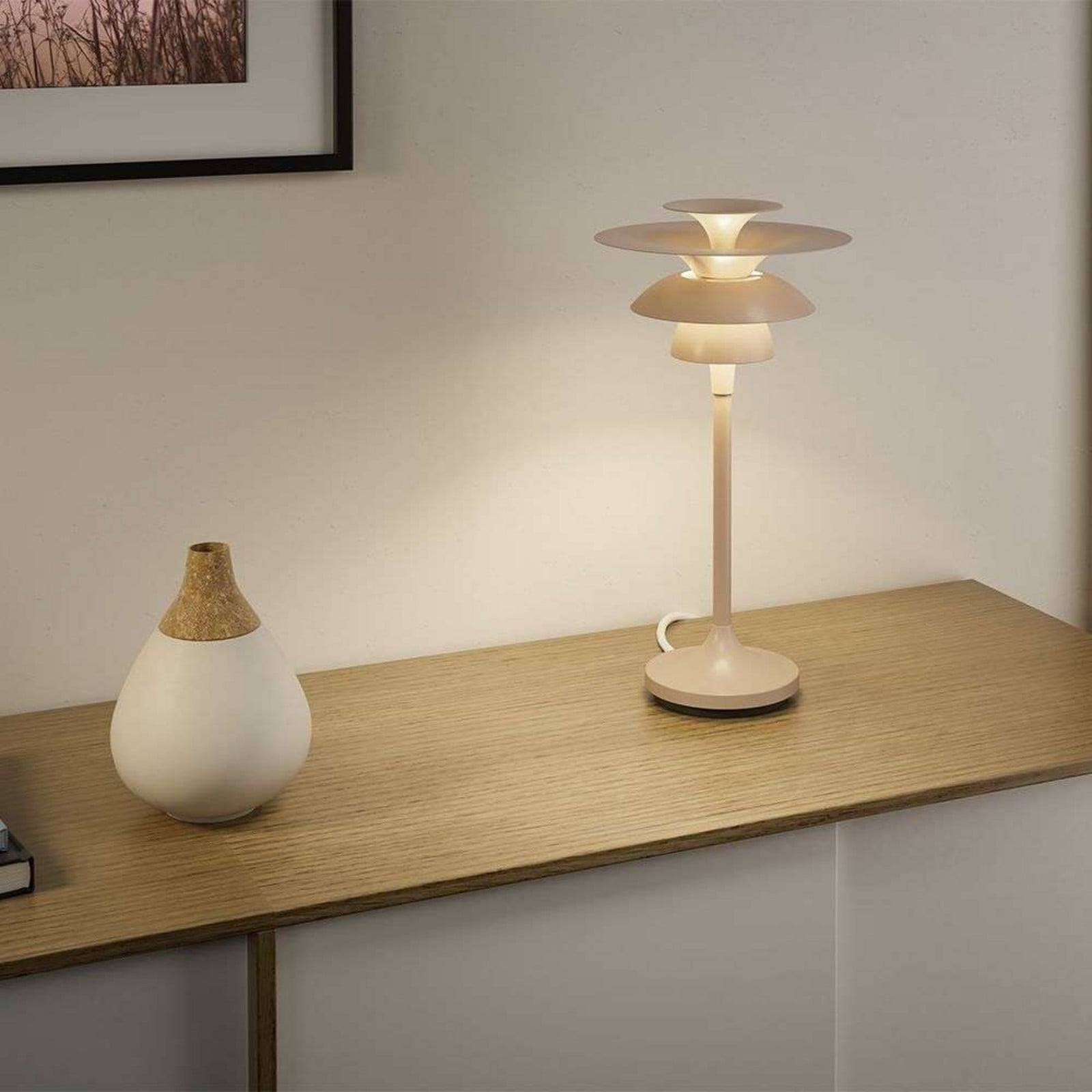 Picasso Bordlampe H34,8 Nougat Belid - Stue - Metal billede