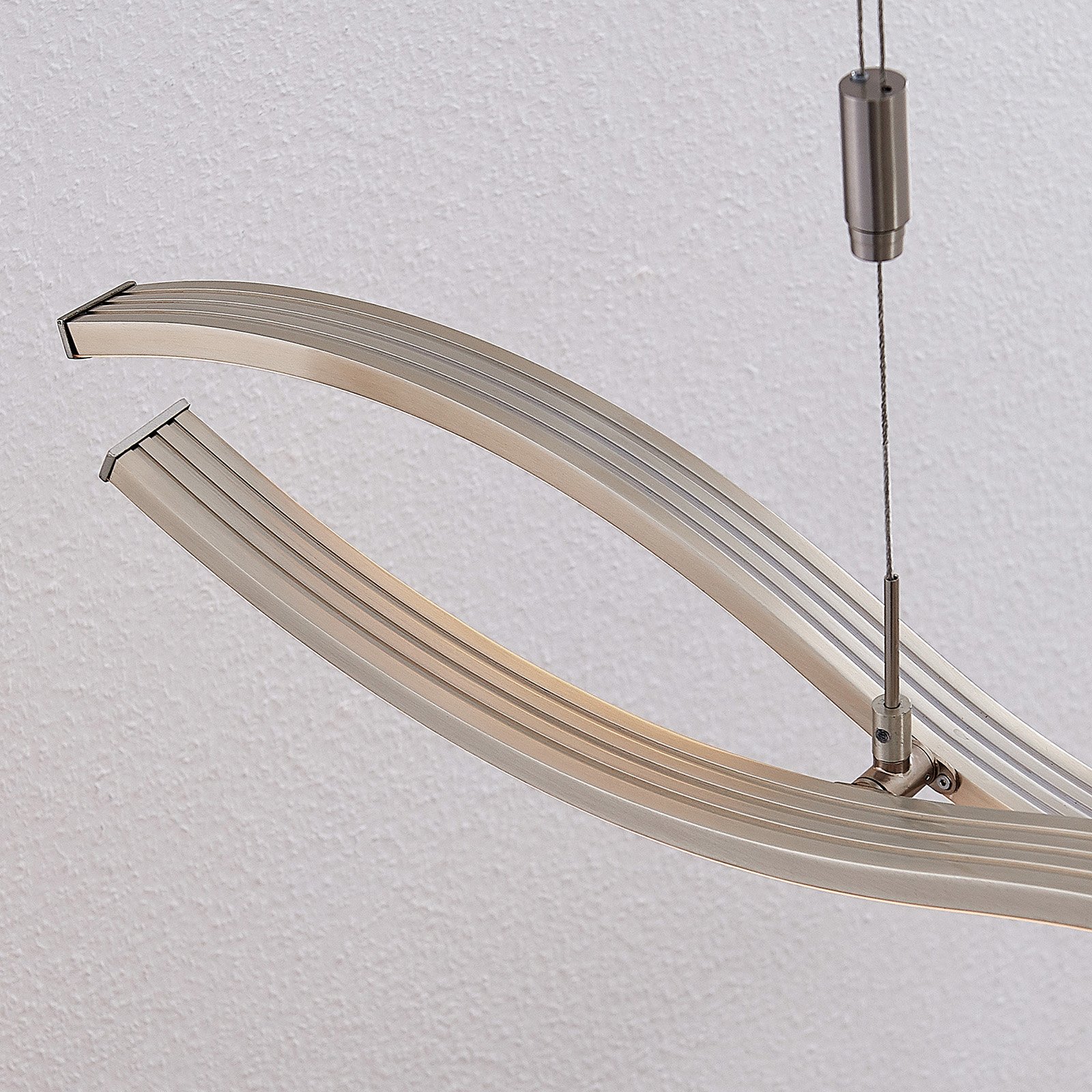 Lucande Mairia LED függő lámpa állítható magasságú