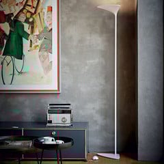 Rotaliana Sunset F1 LED põrandalamp matt valge 3000K