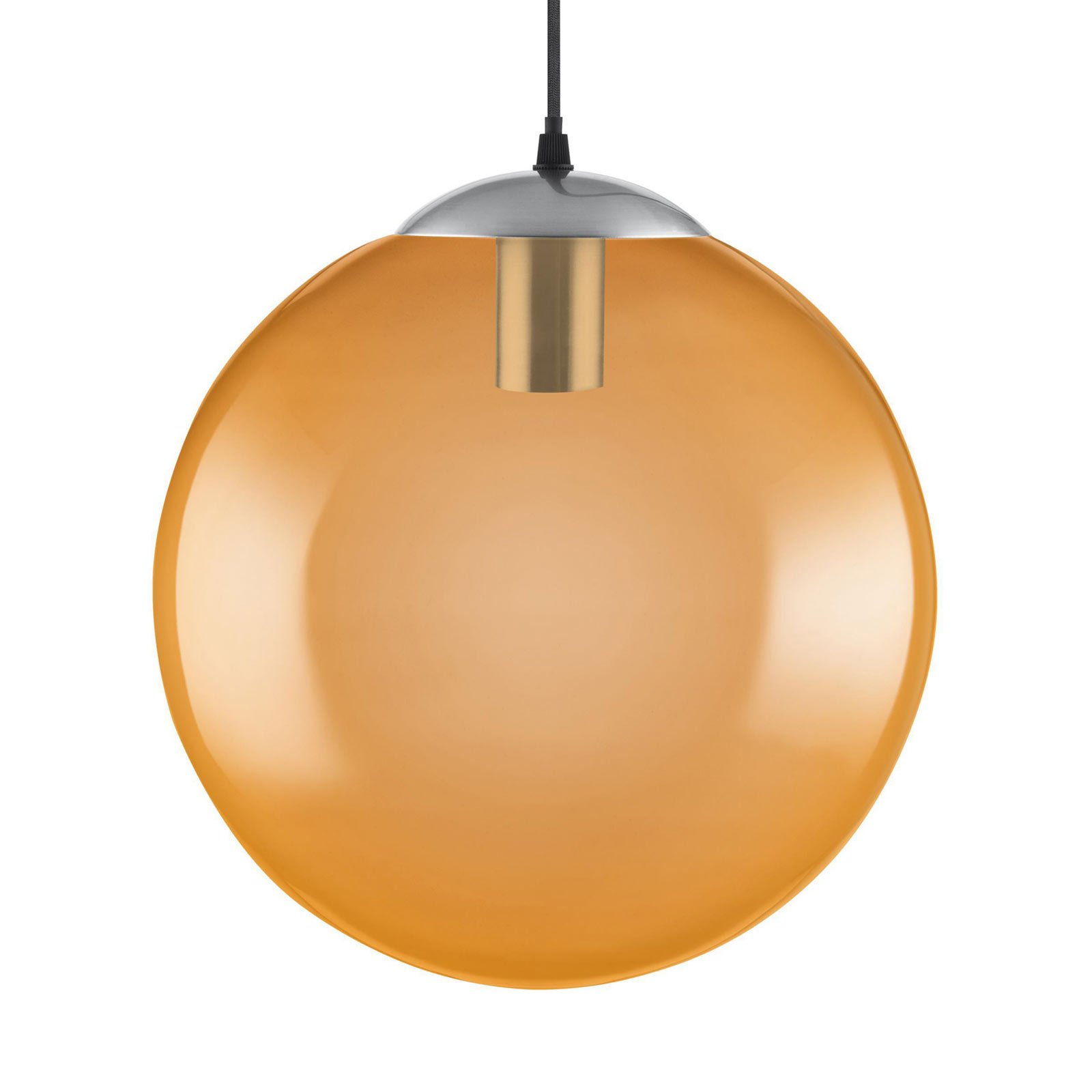 LEDVANCE Vintage 1906 Bubble Pendant orange, 30 cm, for Living / Dining Room, glass, E27, 40 W, energy efficiency: A++