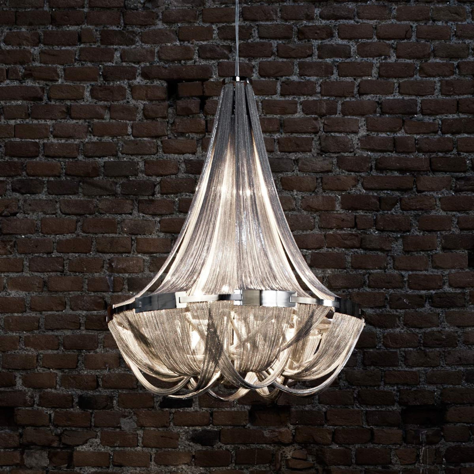 Opulent Soscik designer hanging light, 72 cm