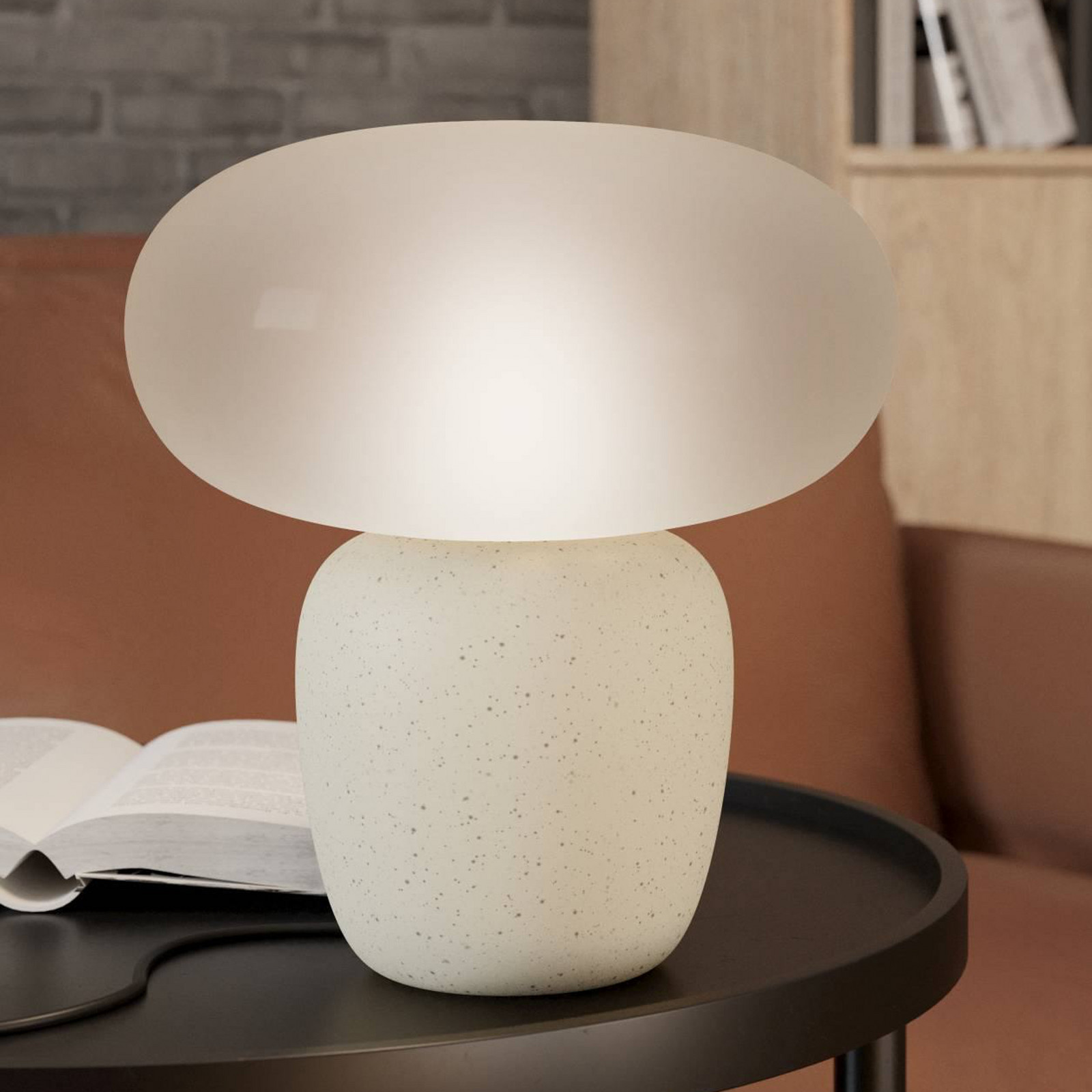 EGLO Lampă de masă Cahuama alb/negru ceramică - Camera de zi / sufragerie - modern