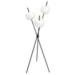 Kundalini Kushi - modern LED floor lamp, black