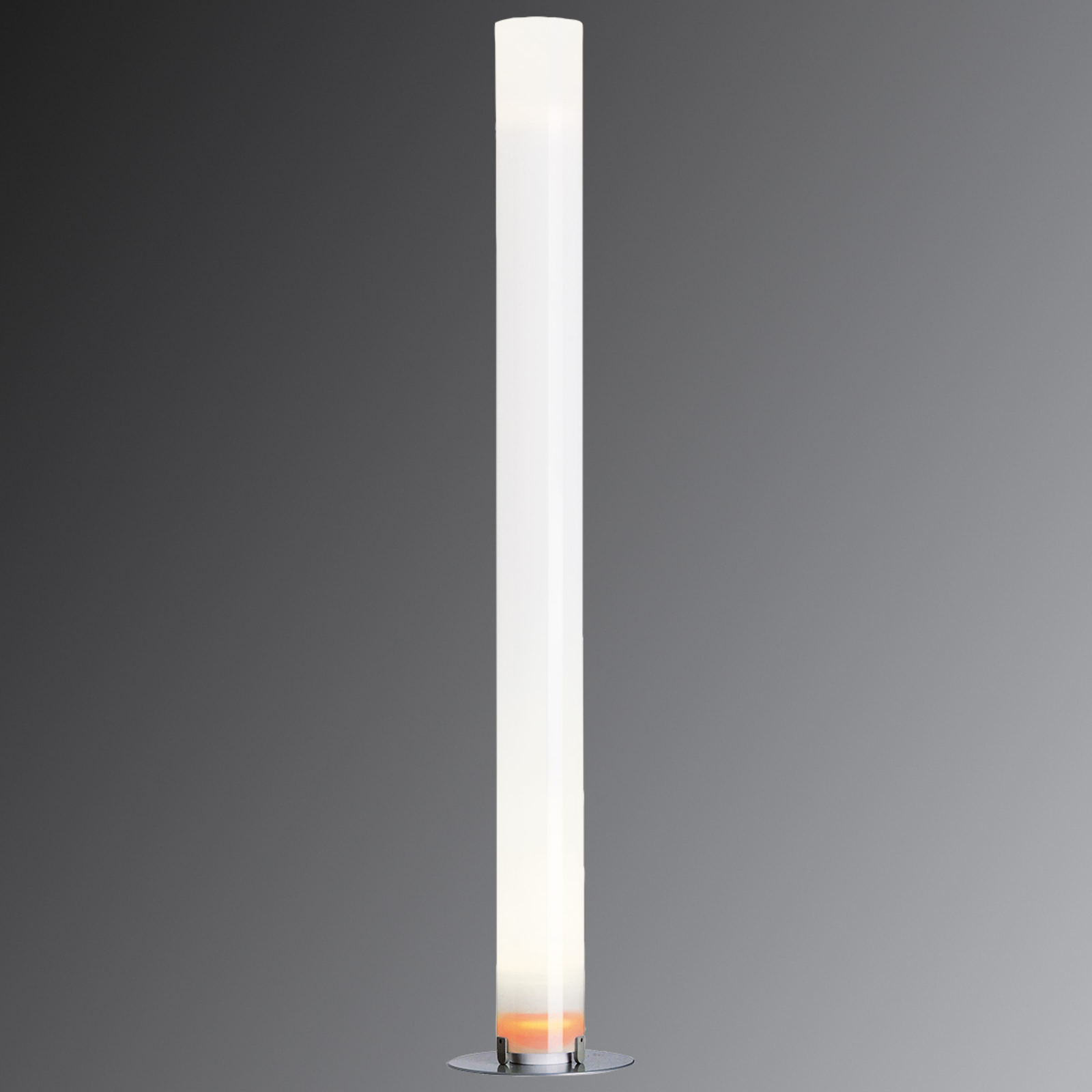 Stojací lampa FLOS Stylos ve tvaru válce, výška 200 cm