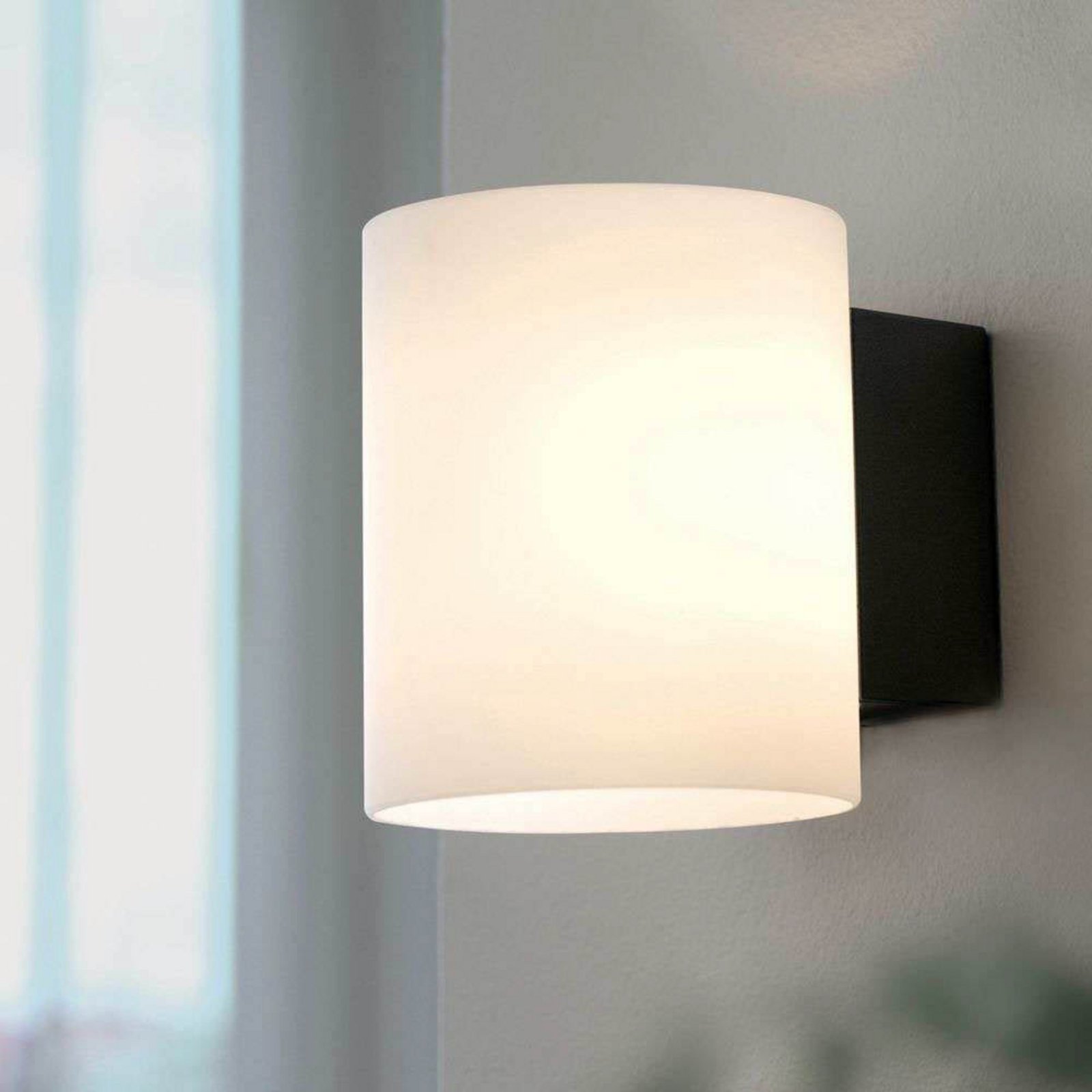 Evoke Aplică de Perete IP44 Small White/Opal - Herstal