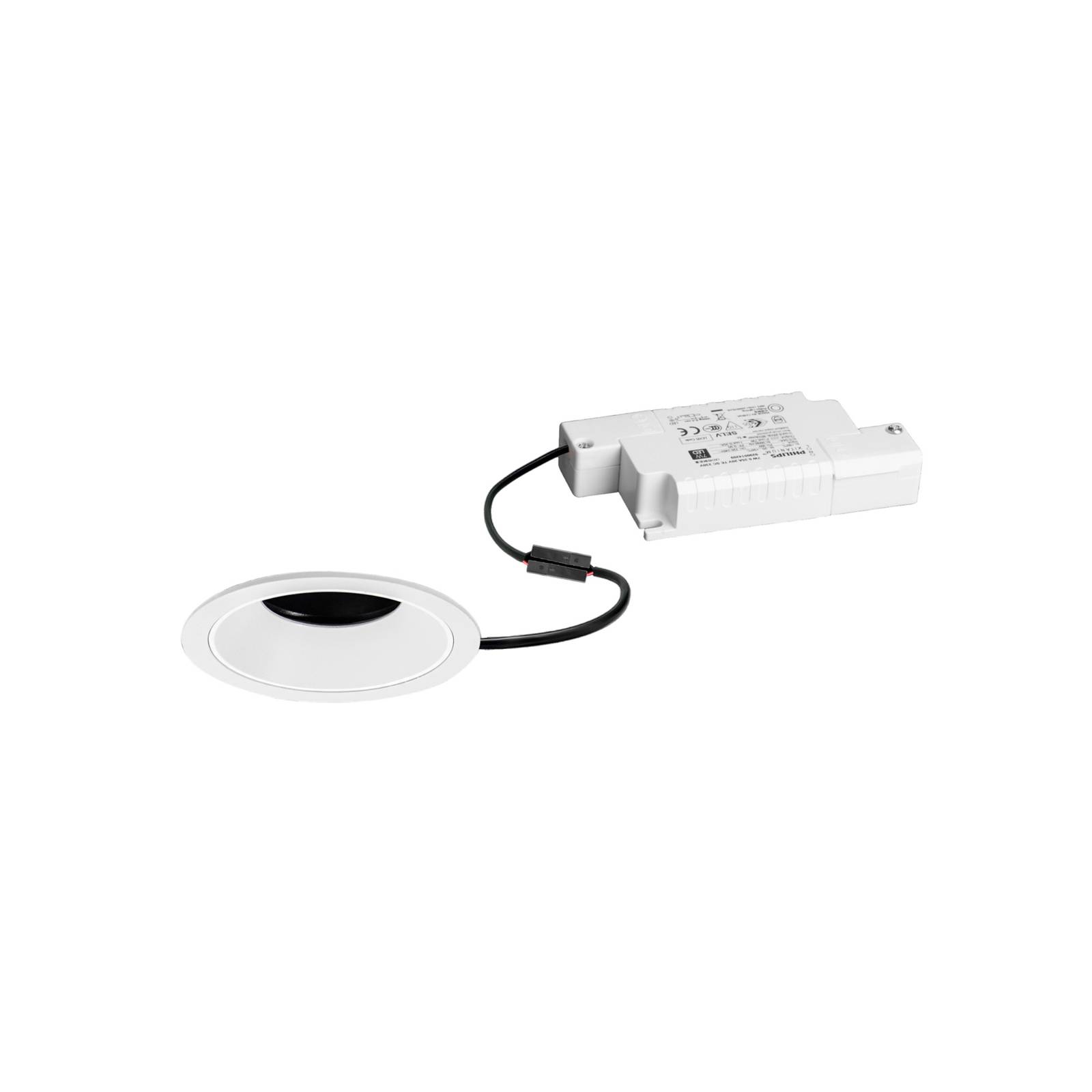 BRUMBERG Binato Downlight voor woonkamer / eettafel - wit / opaal - Aluminium - lamp - inbouwspot plafond - dimbaar