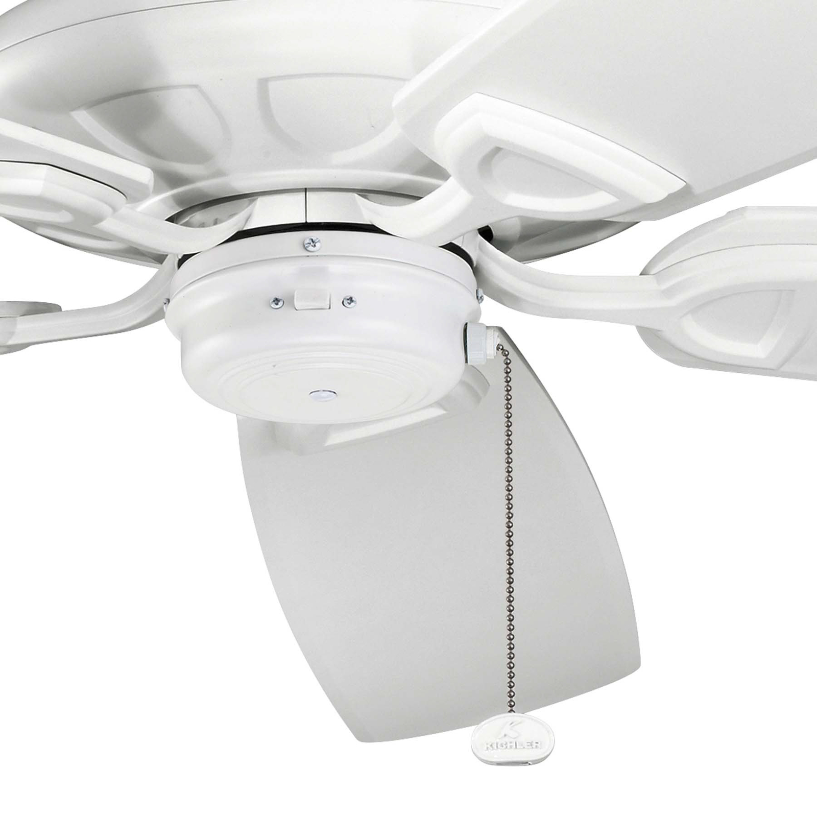Ceiling fan Kevlar 60 IP44, white, Ø 152 cm