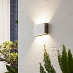 Arcchio Karline LED outdoor wall lamp, 1060 lm, stainless steel, IP65