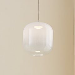 Závěsné svítidlo Lucande LED Avelina, Ø 14 cm, 1 světlo, černé