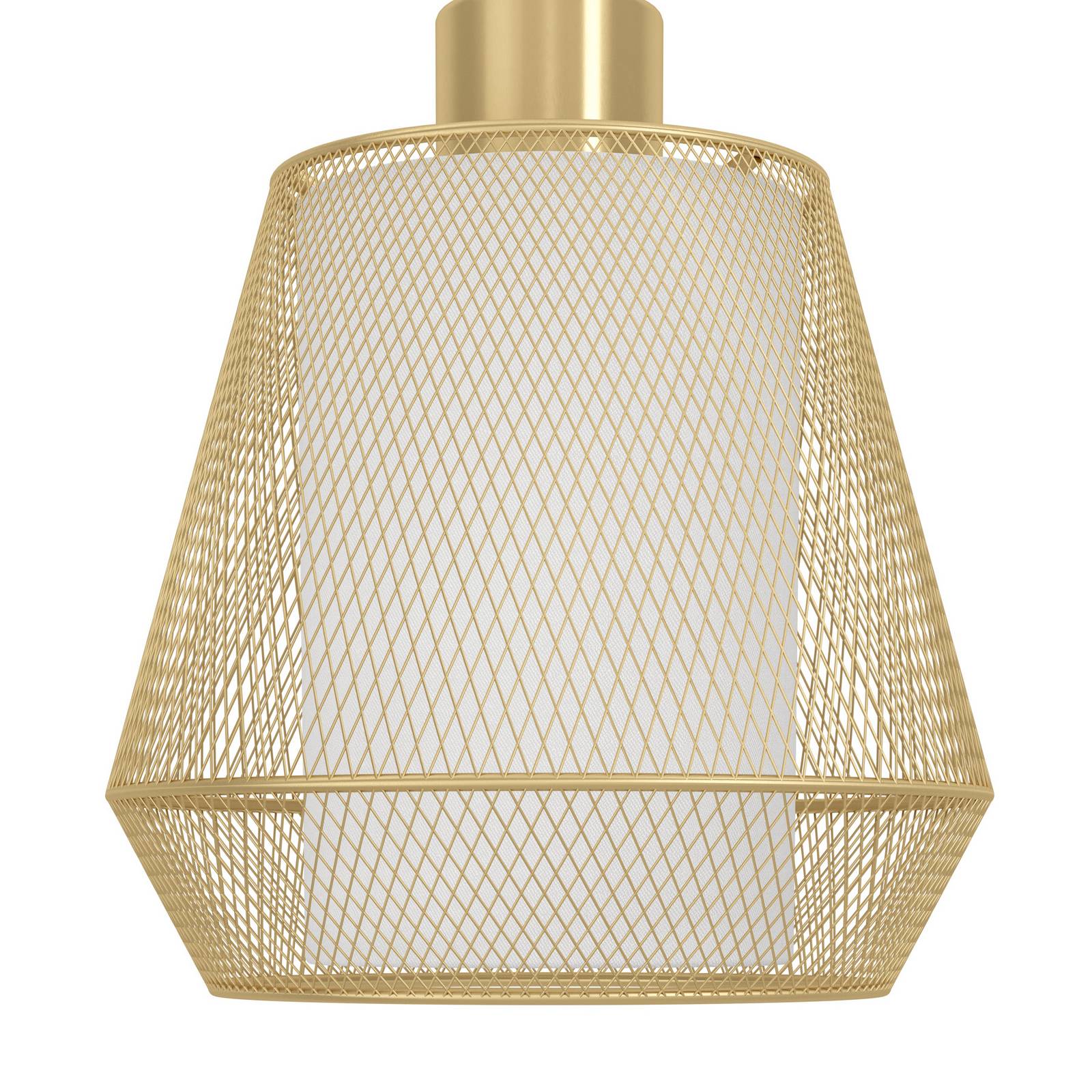 Lampa stołowa Ciudadela, wysokość 50 cm, czarna/mosiężna, stal