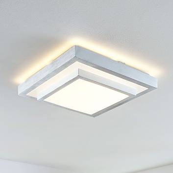 Lindby Mirco lámpara de techo LED angular 37,5 cm