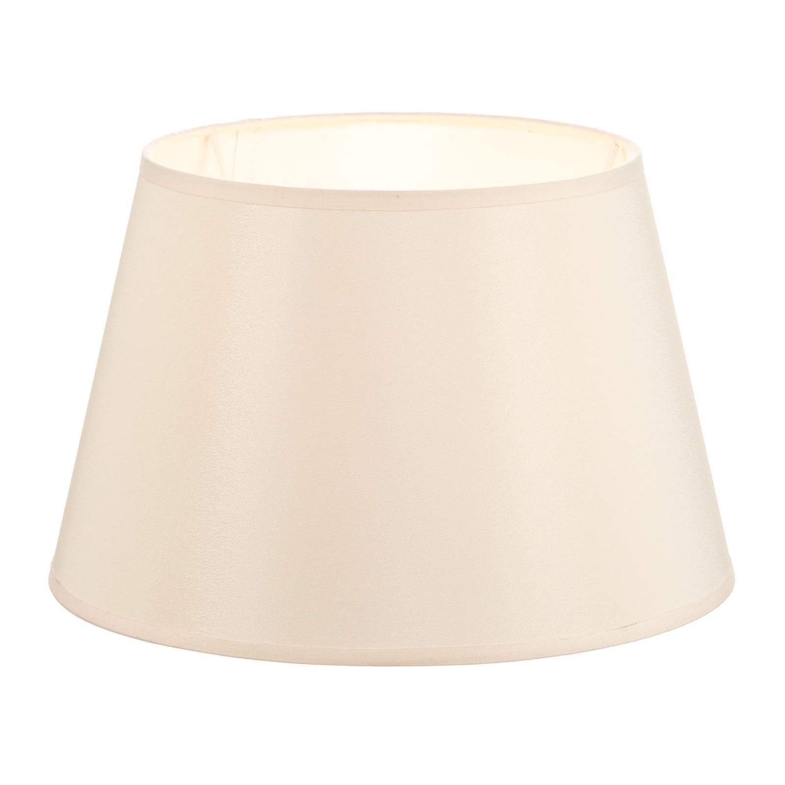 Cone lámpaernyő 18 cm, ekrü/fehér festett vászon