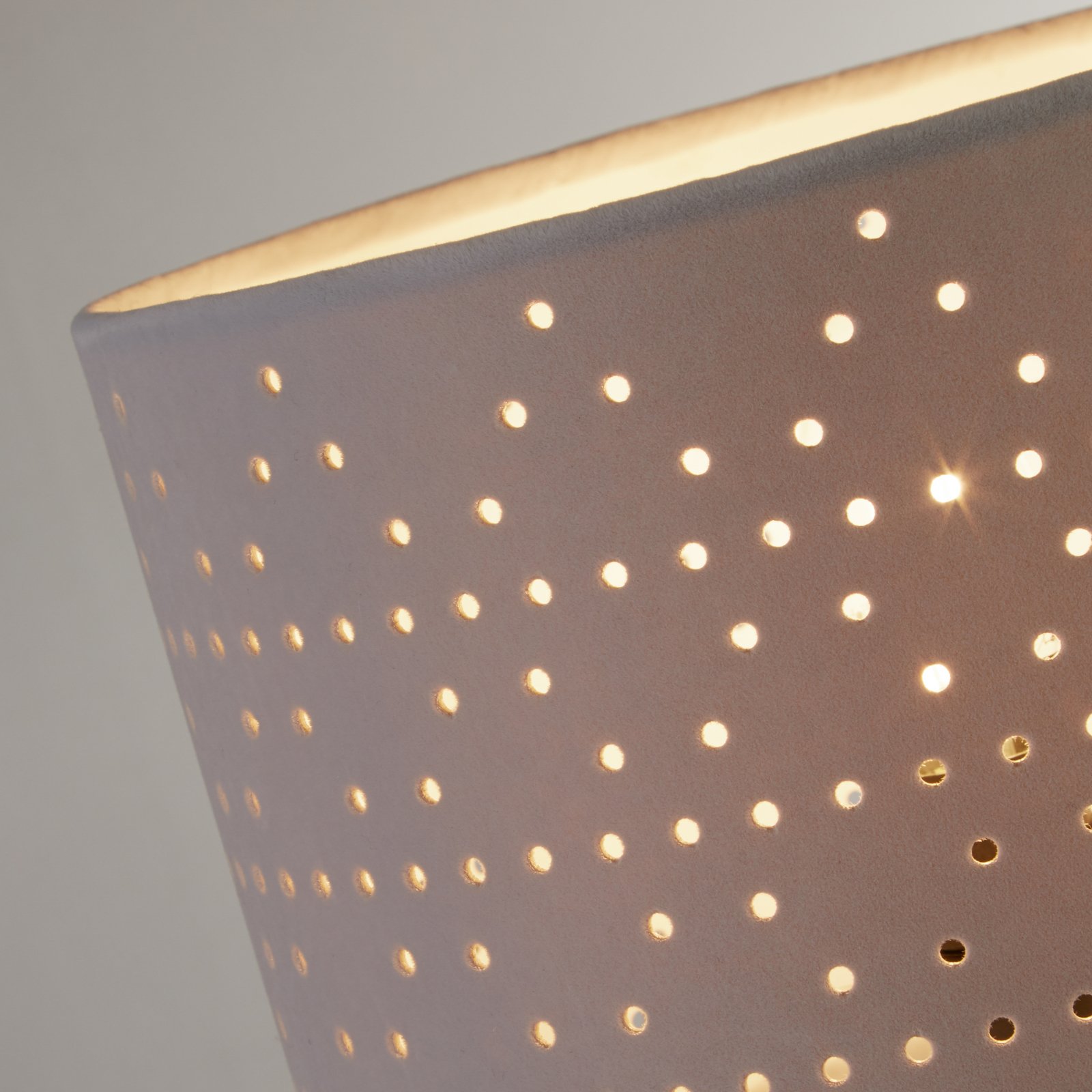 Taave table lamp, grey/black, textile, metal, 27 cm, E14