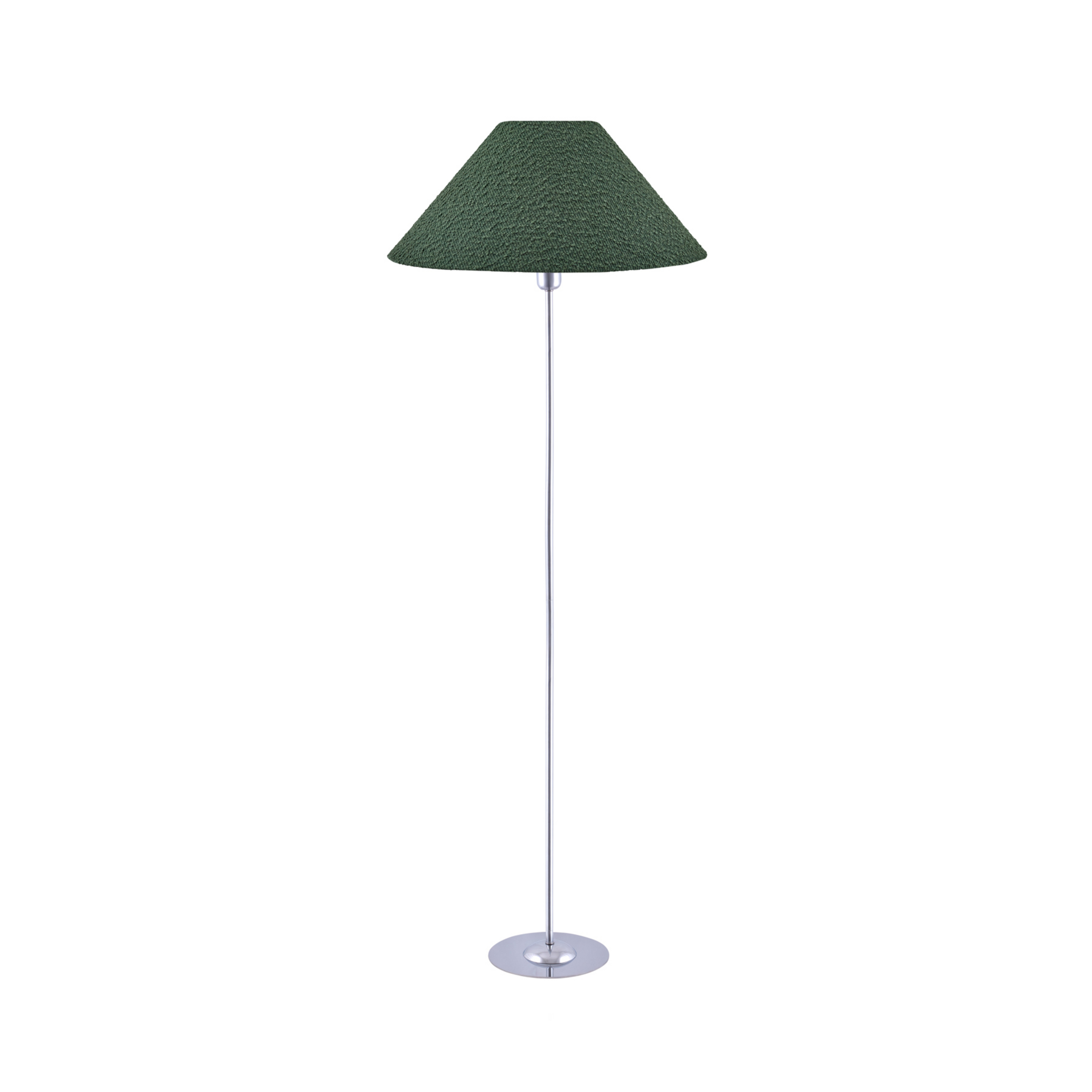 Piantana Iris verde/cromo tessuto Ø 45 cm - Globen Lighting