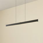 Lucande LED-hänglampa Arvon, svart, 116 cm, dimbar, CCT