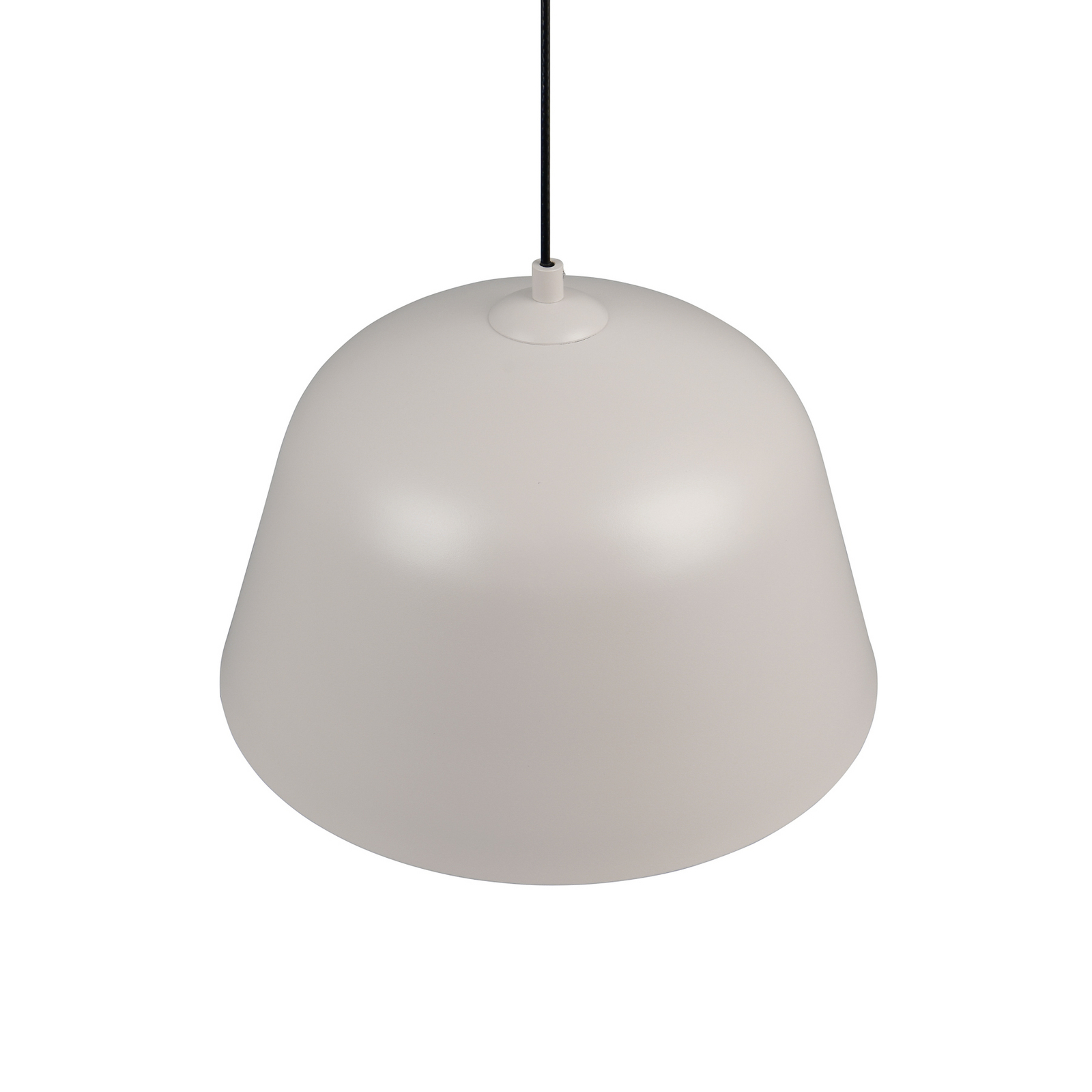Hanglamp Tova, lichtgrijs, Ø 30 cm, metaal, E27