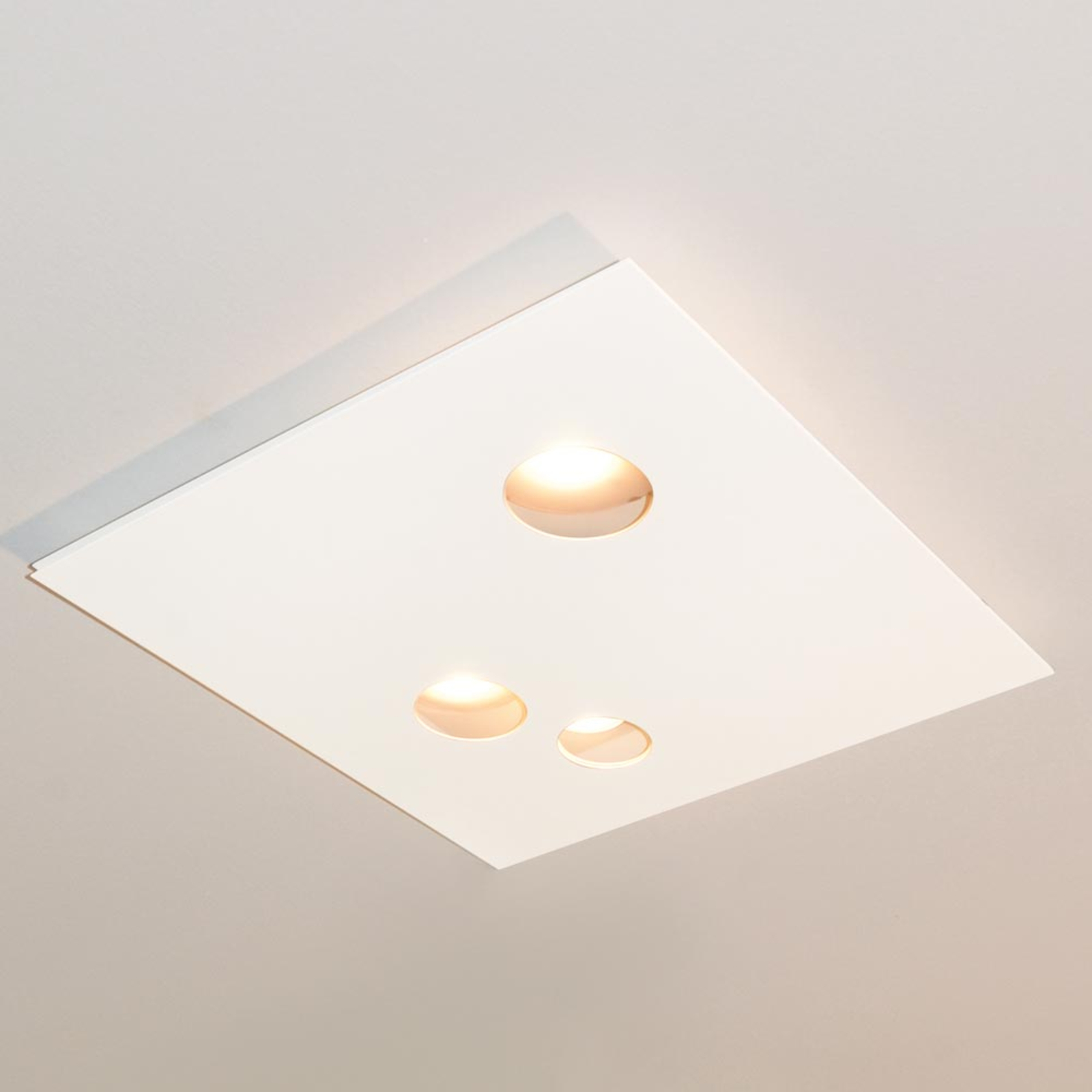 Knikerboker Des.agn LED-taklampe, runde hull