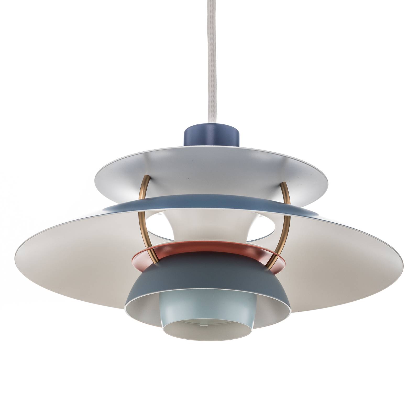 Louis Poulsen PH 5 Mini lampa wisząca, niebieska