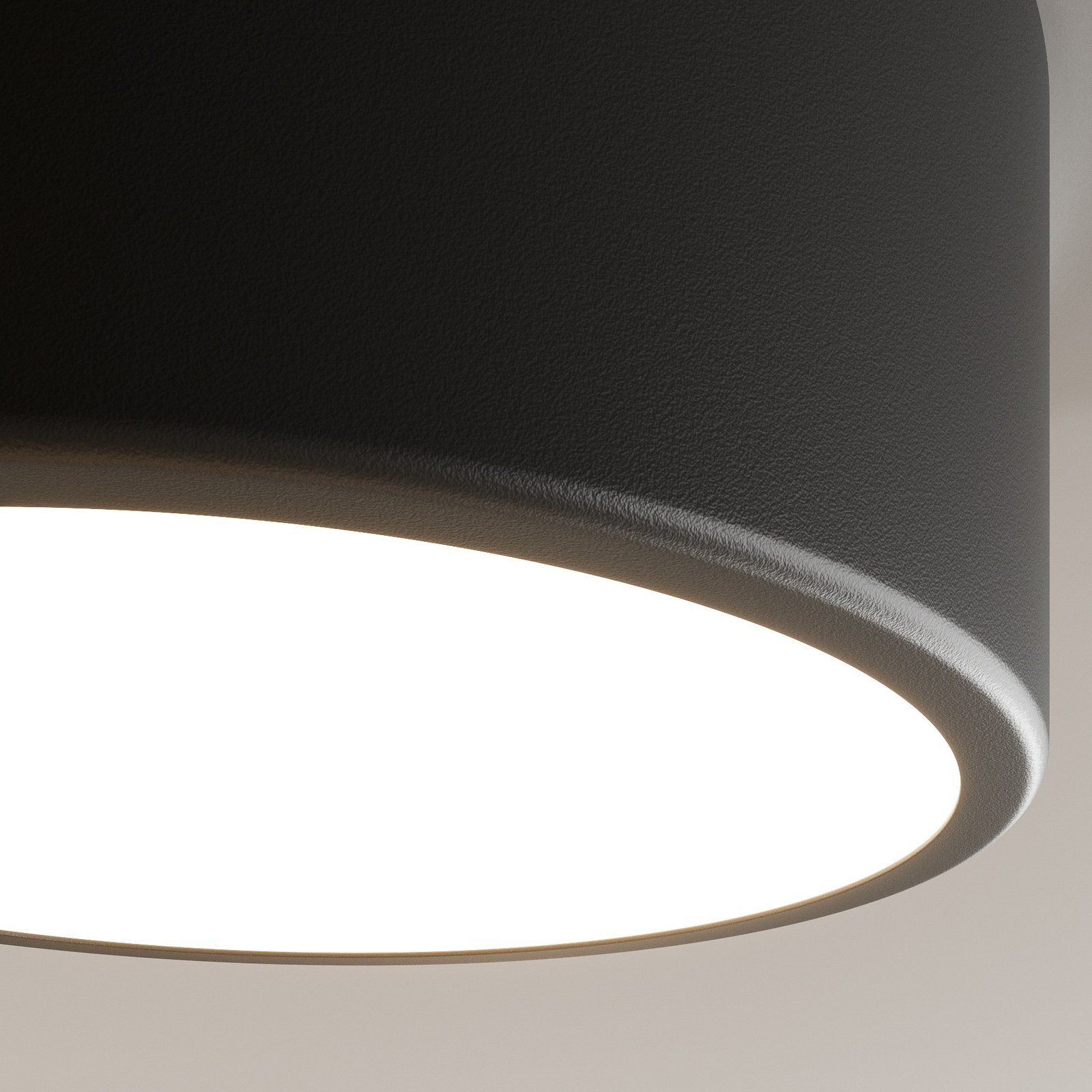 Cleo Deckenleuchte Ø 20 cm schwarz Metall E27