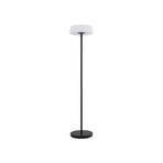 Lindby LED-gulvlampe Samine, svart, metall, dimbar