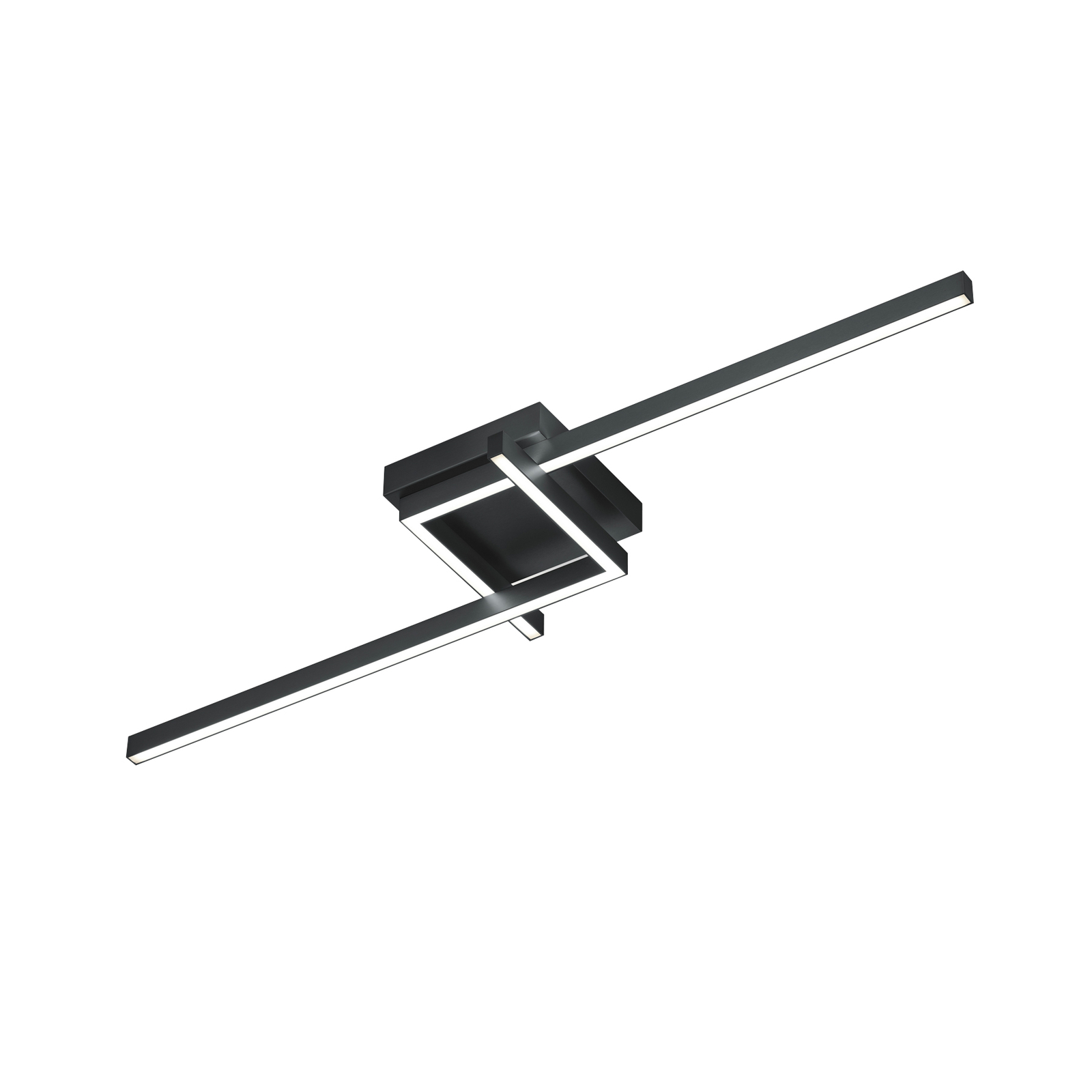 Frida LED ceiling light two rectangular profiles