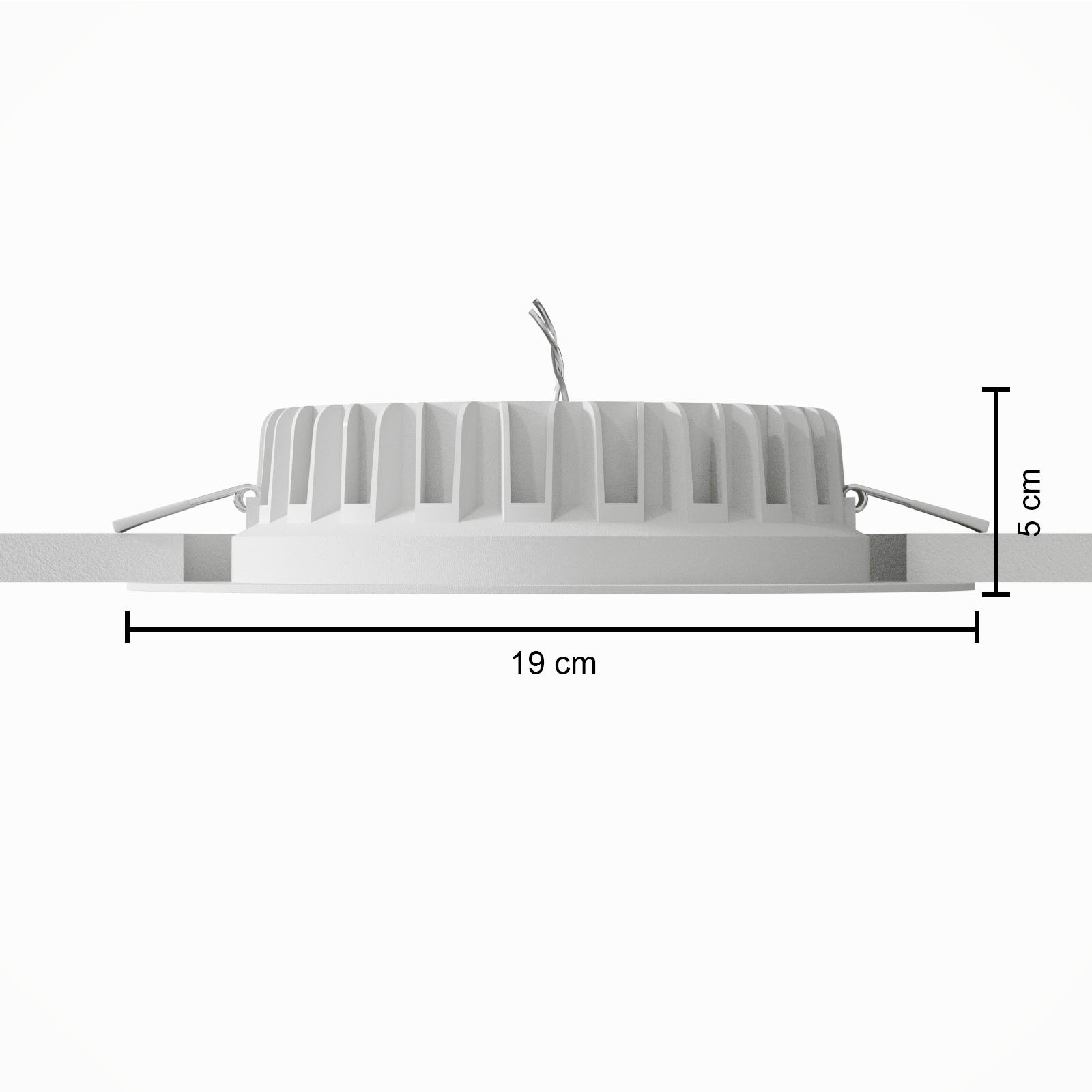 Arcchio Xavian LED-Einbauleuchte IP44