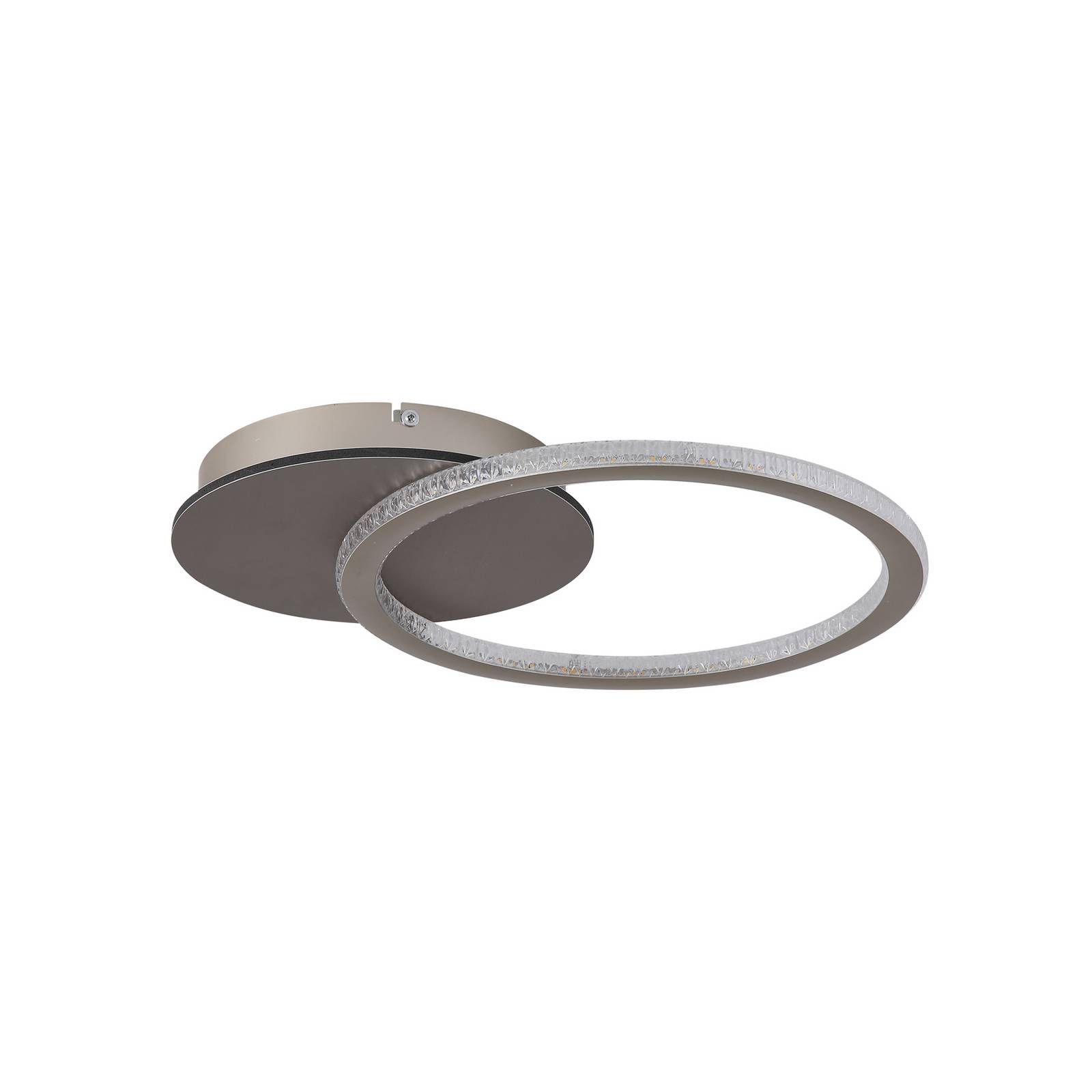 LED-Deckenleuchte Specs, cremefarben Länge 45 cm Eisen/Acryl