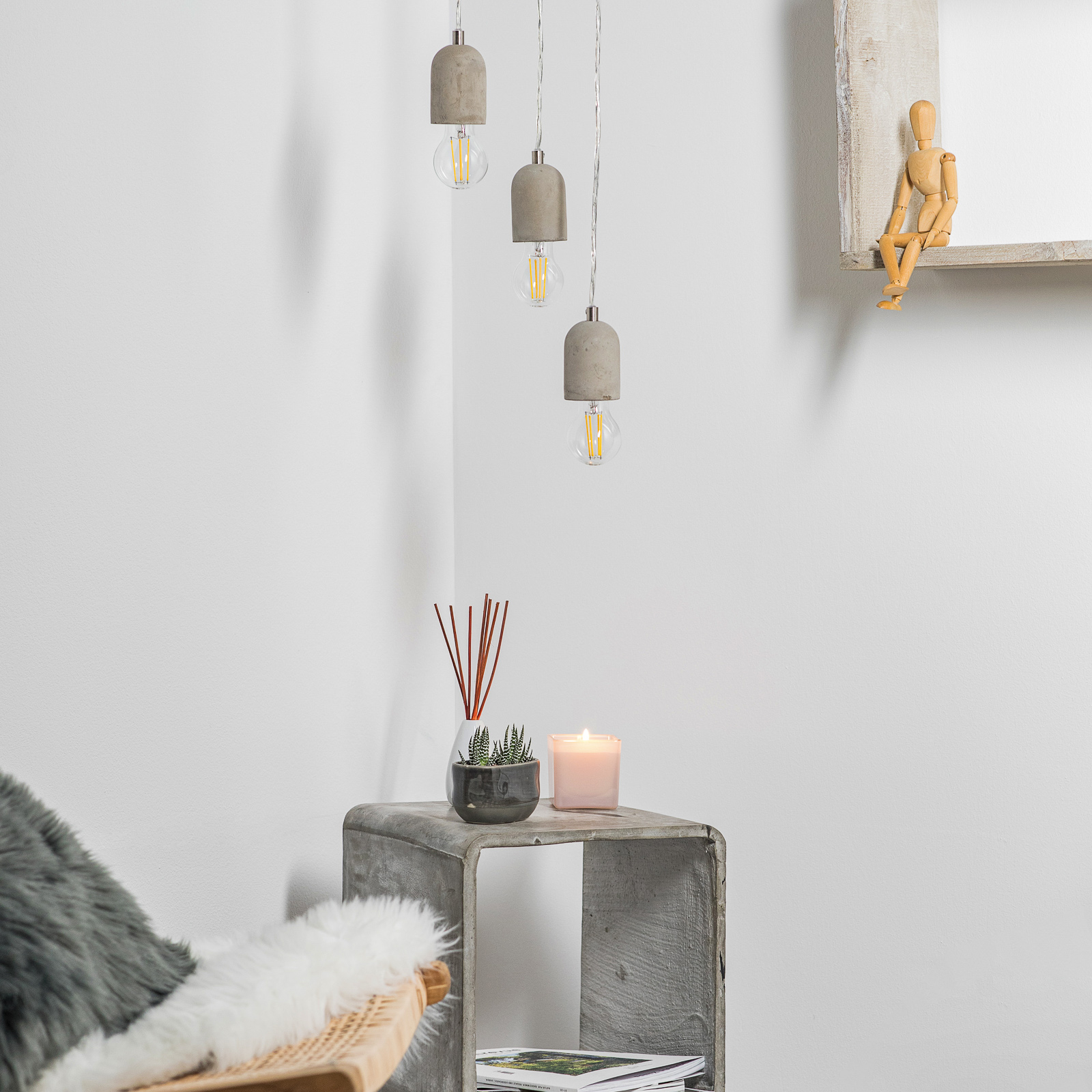 Lámpara colgante Silvares en diseño minimalista