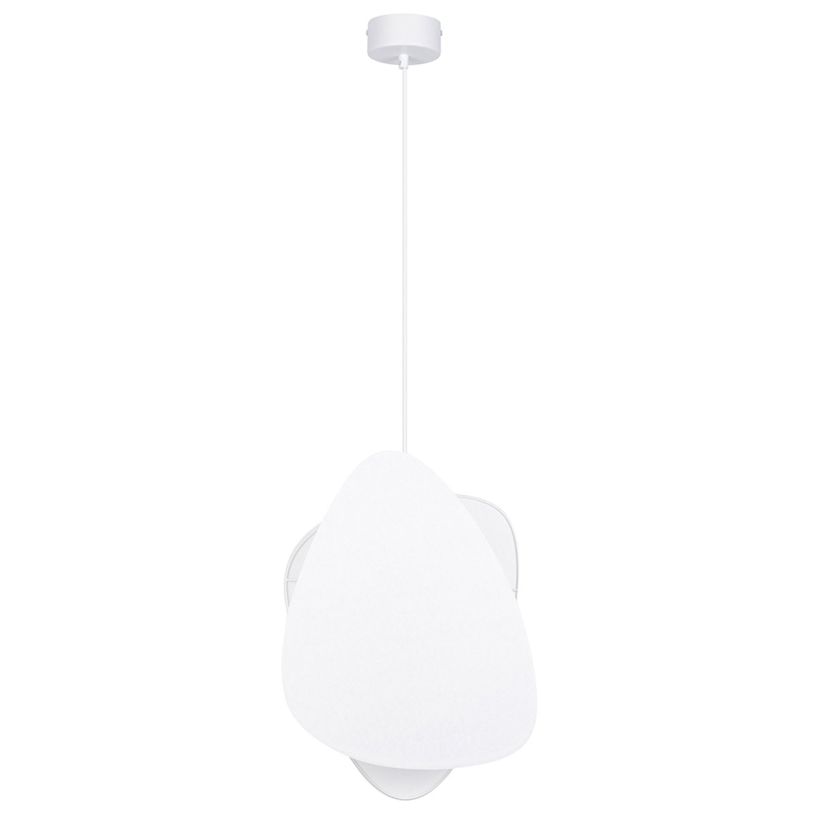 Screen XS Hängelampe 44,5 cm, weiß, Papier - MARKET SET Screen XS Hängelampe 44,5 cm, weiß, Papier - MARKET SET