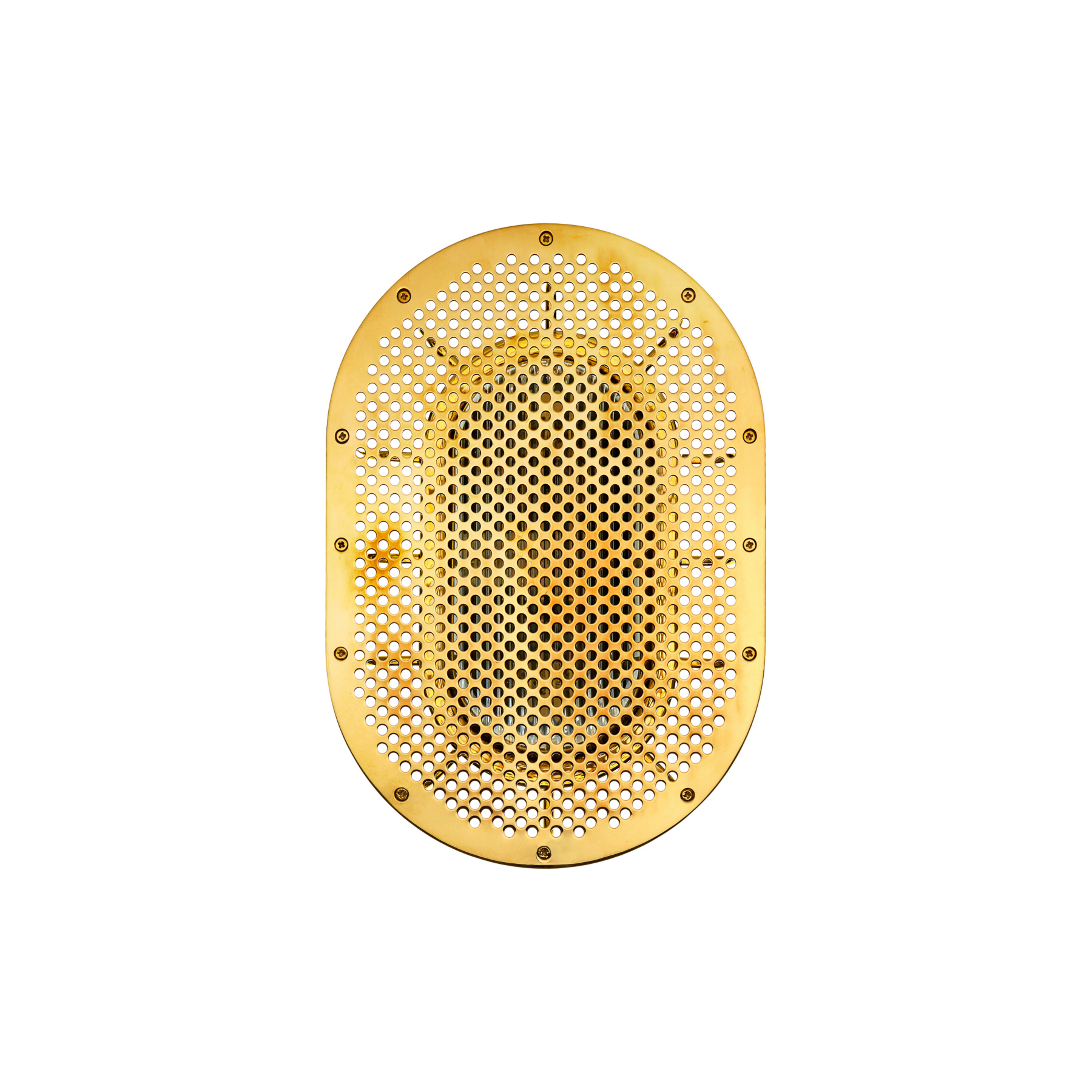Applique murale Night Rider Raw Brass - DESIGN BY US