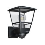 L 10 S utendørs vegglampe med sensor, svart, E27, IP44 – STEINEL