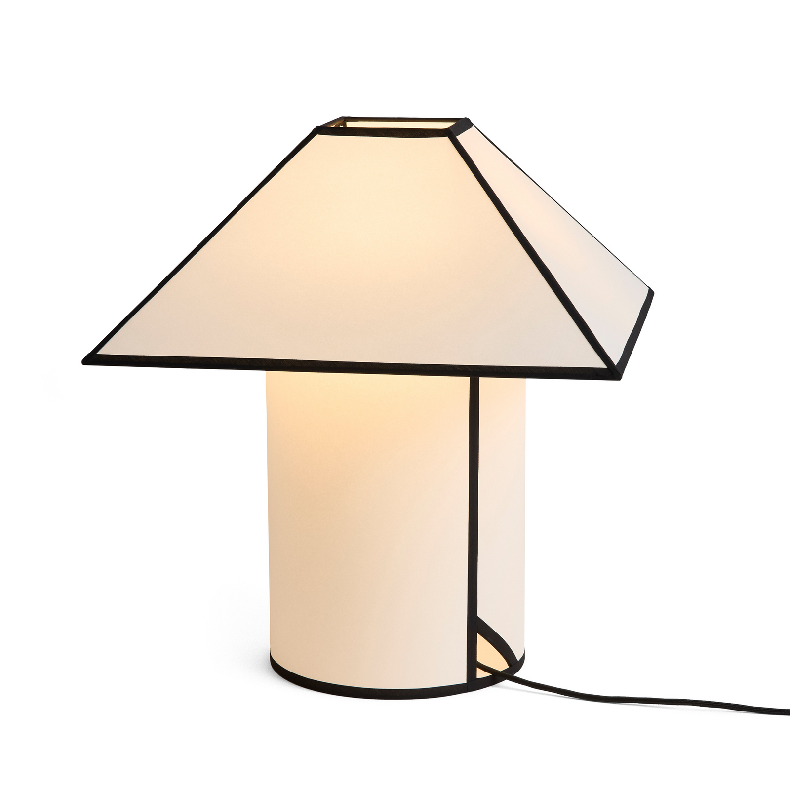 Ava table lamp, height 50 cm, white/black, E27 - HAY