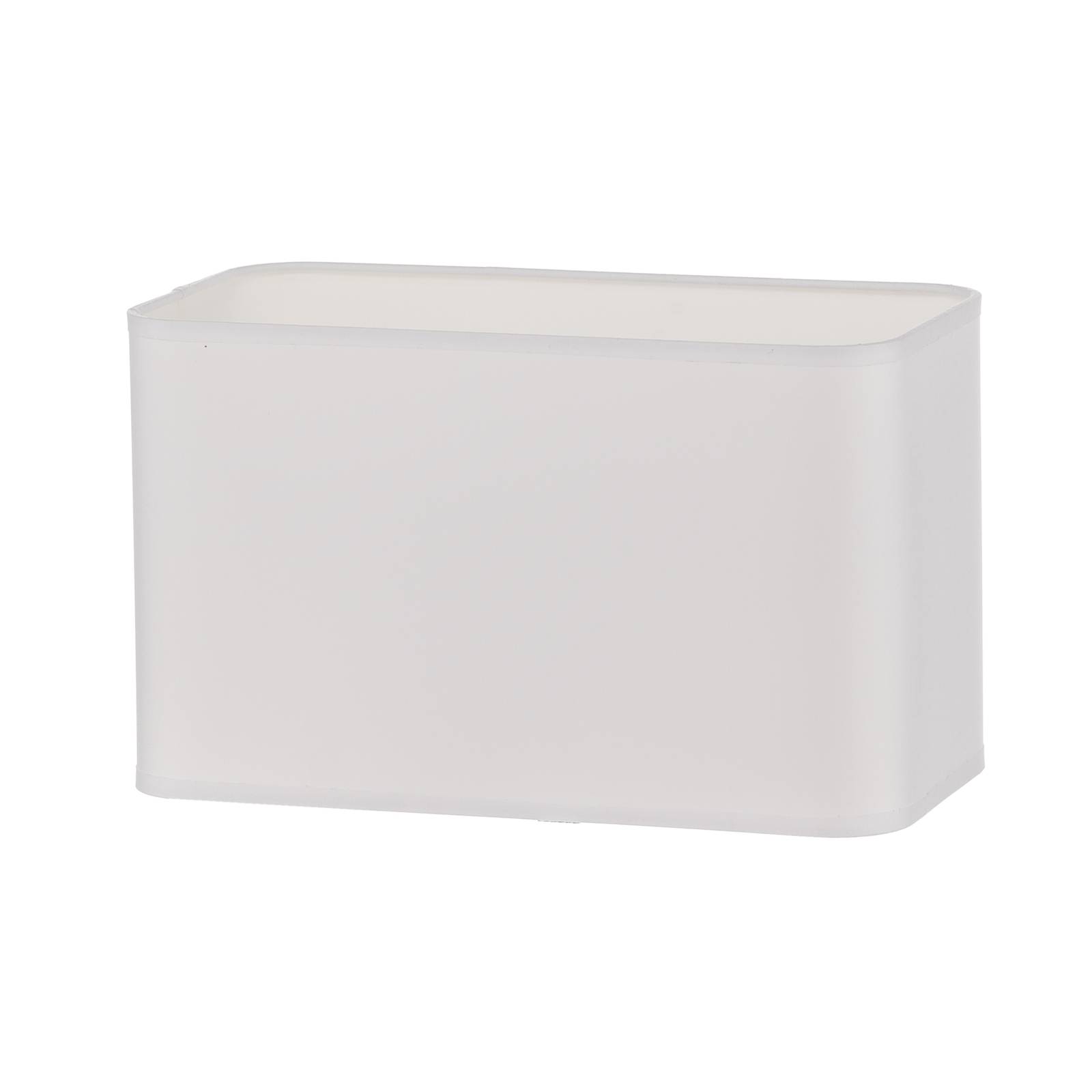 Euluna Cassy lampshade 30 x 15 18 cm white, fabric, polypropylene, iron, E27, L: 30 cm, W: 15 cm, H: 18 cm