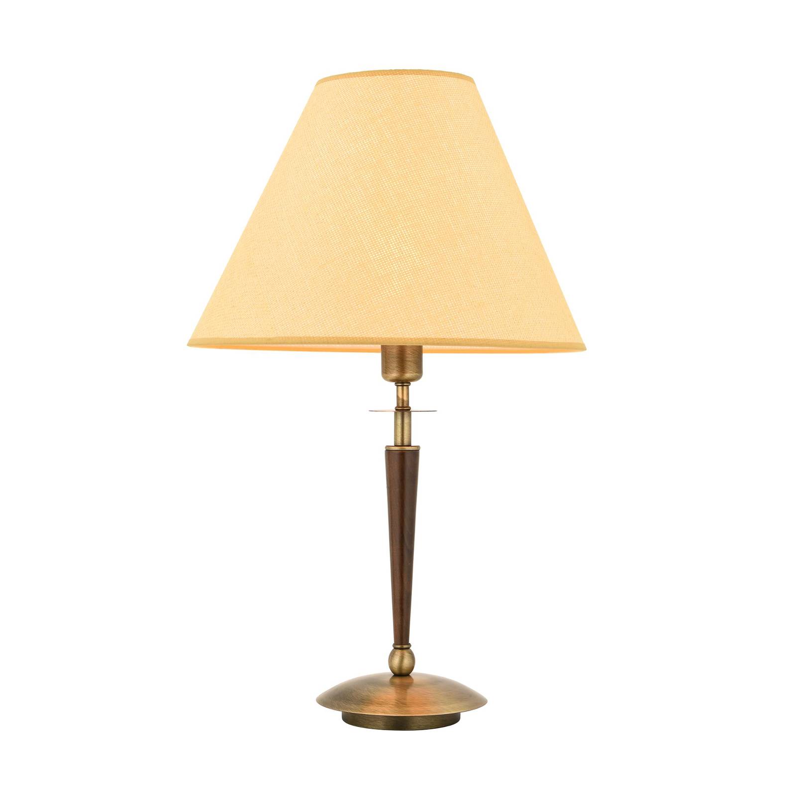 Levně Stolní lampa HML-9009-1EB s textilním stínidlem