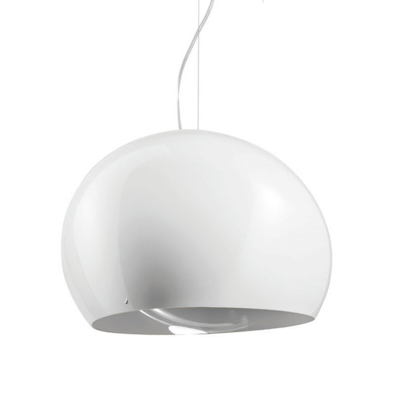 Повърхностна висяща лампа Ø 27 cm, E27 бяло/стоманено сиво