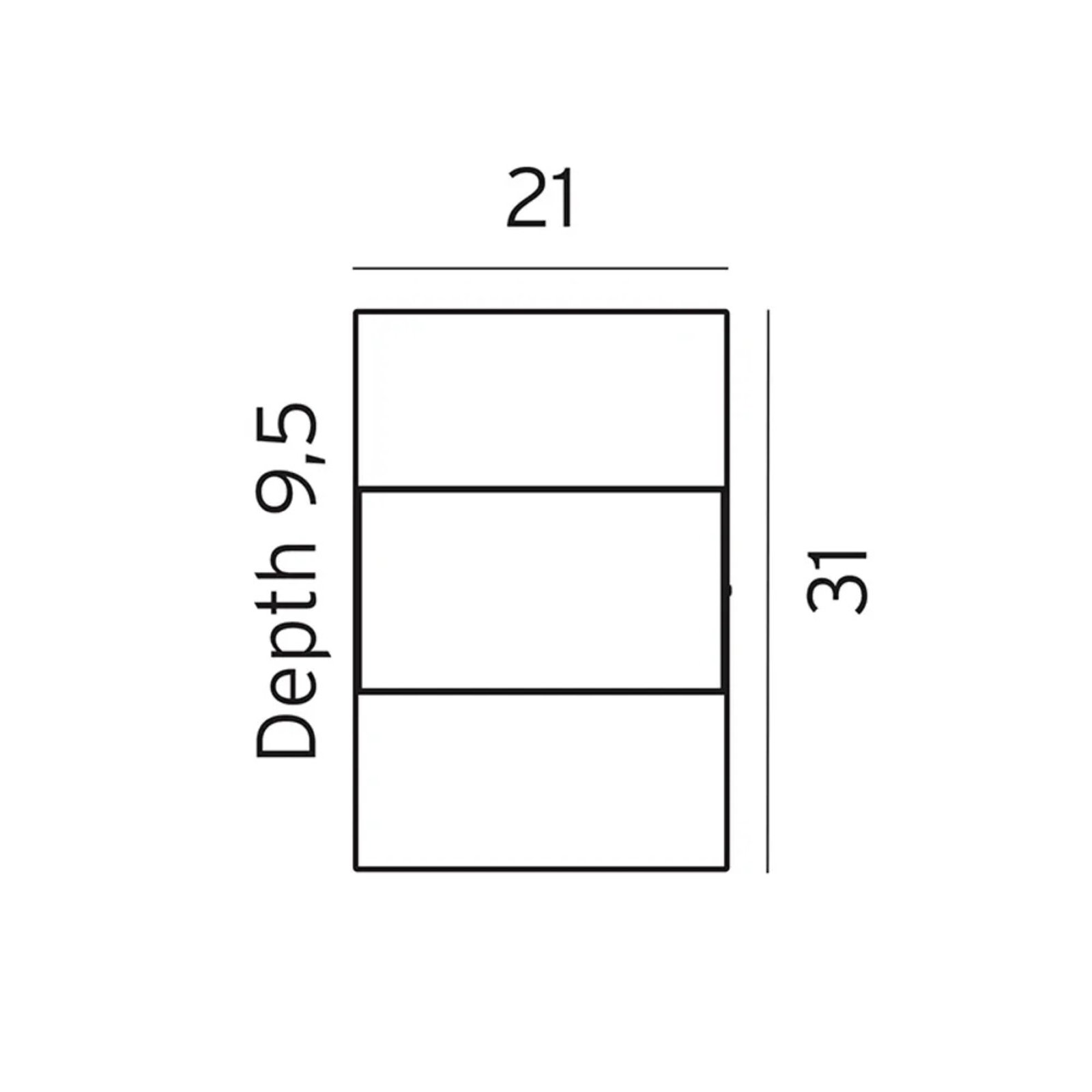 Geneve Aplica de Exterior Graphite - Norlys