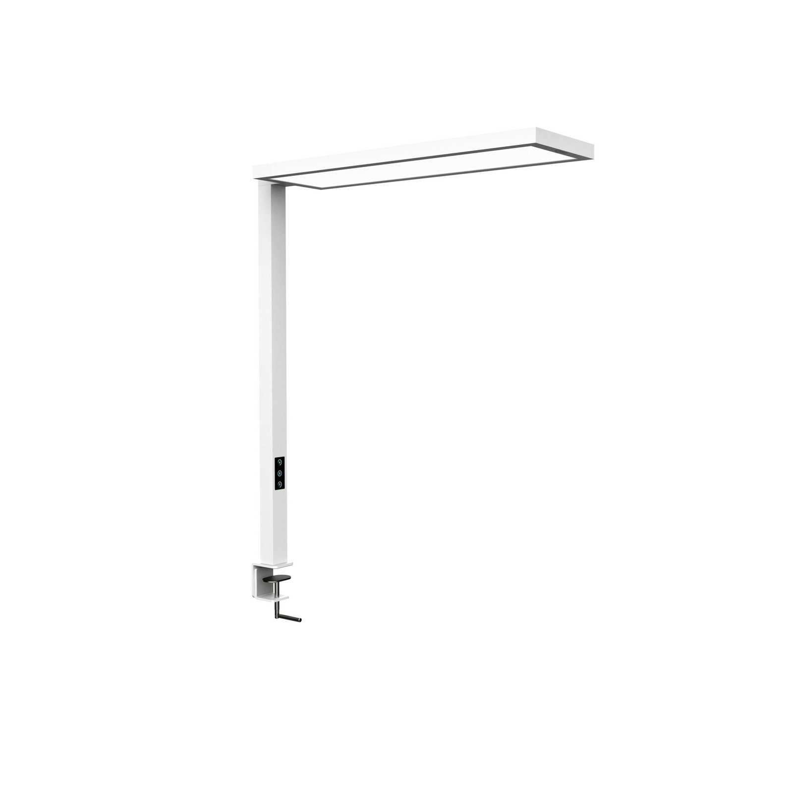 LED skavas lampa MAULsenja, balta, alumīnijs, dimmerējama, sensors, CCT