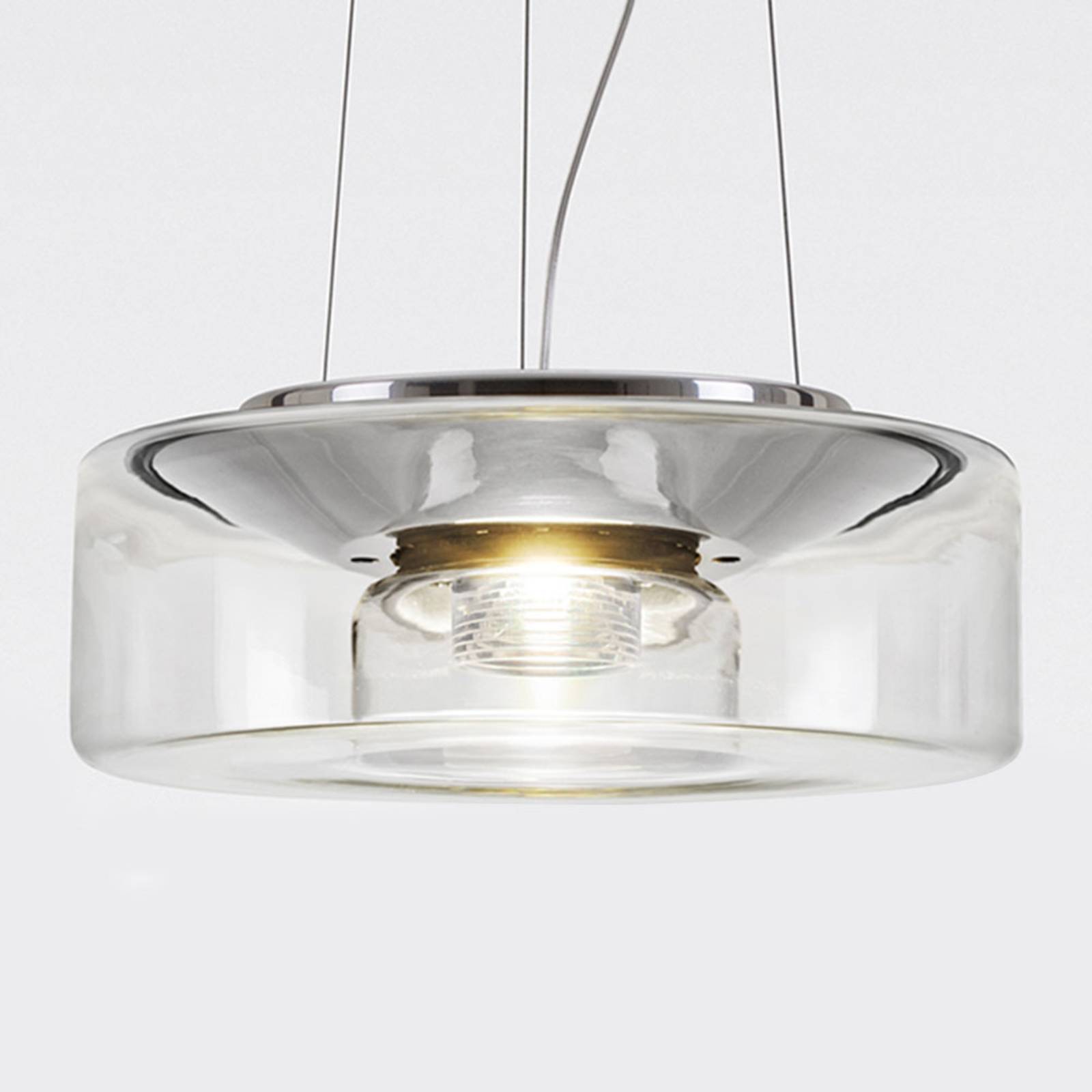 Serien Lighting serien.lighting Curling M Suspension 927 Triac transparent