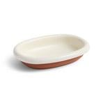 HAY Miska Barro, biała, 28 x 20 cm, terakota