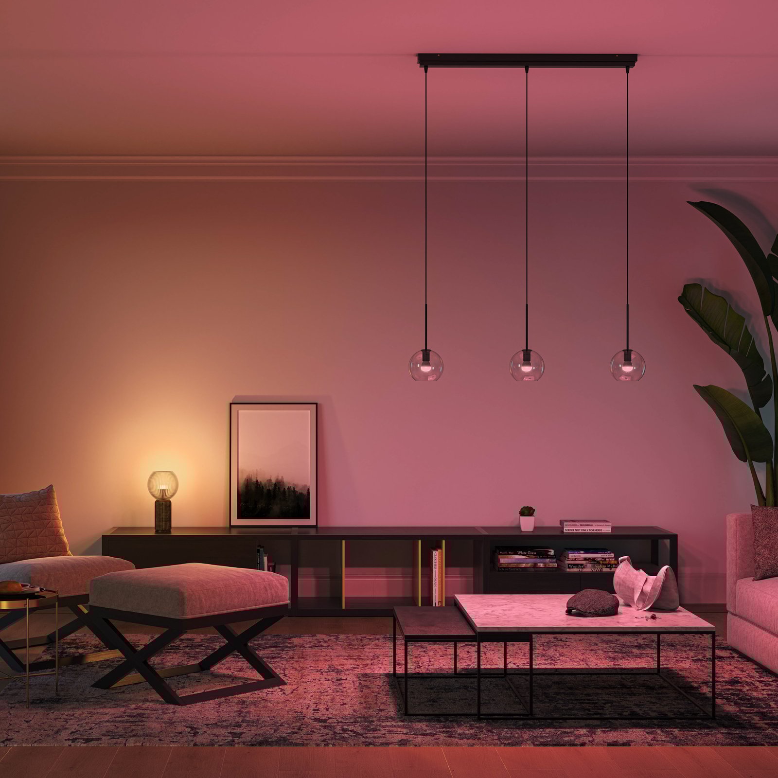 Philips Hue White&Color Amb. 5,1W Luster Crown 2 pack. E14 - Philips Hue
