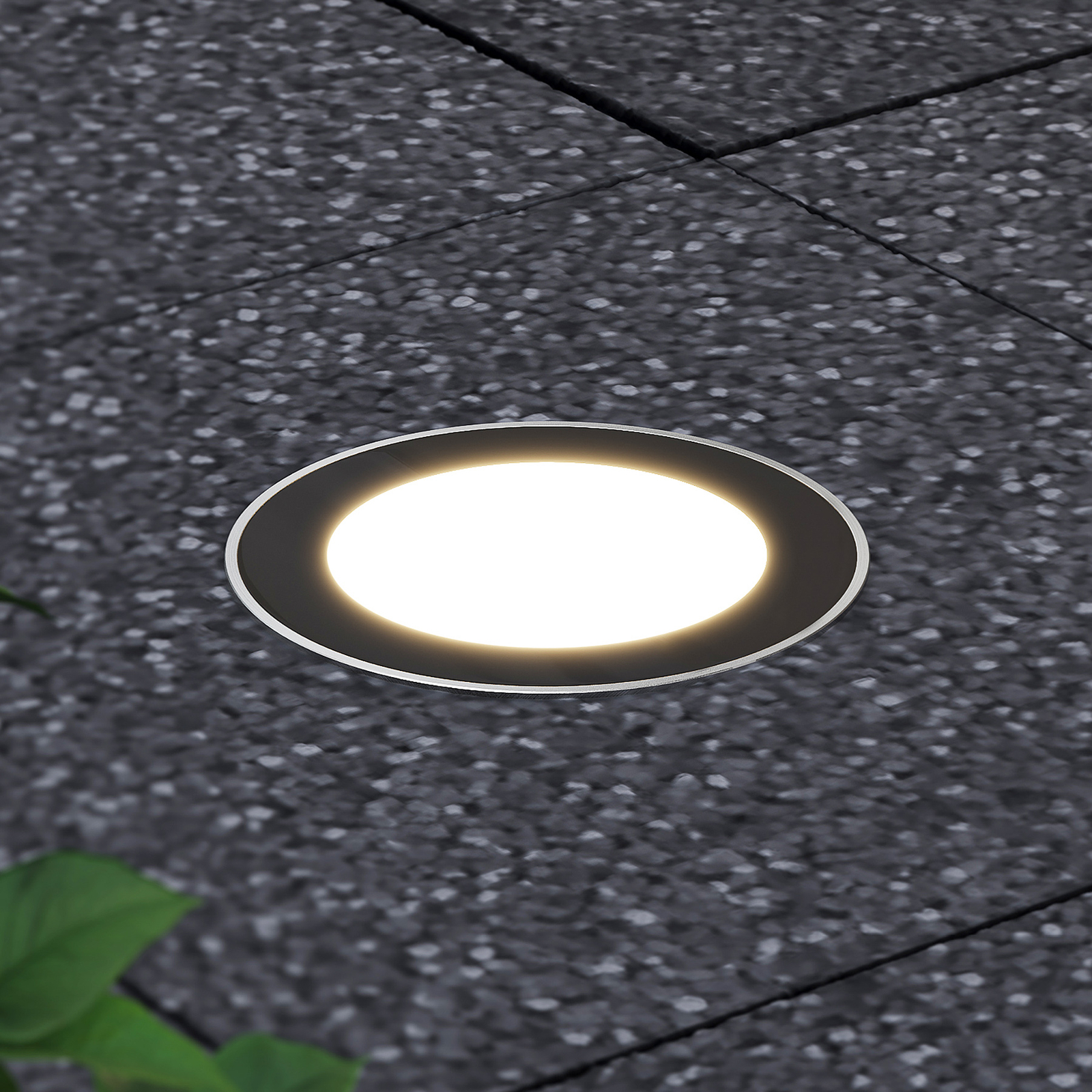 Arcchio Gerrie LED-Einbauleuchte Ø 9,5 cm milchig
