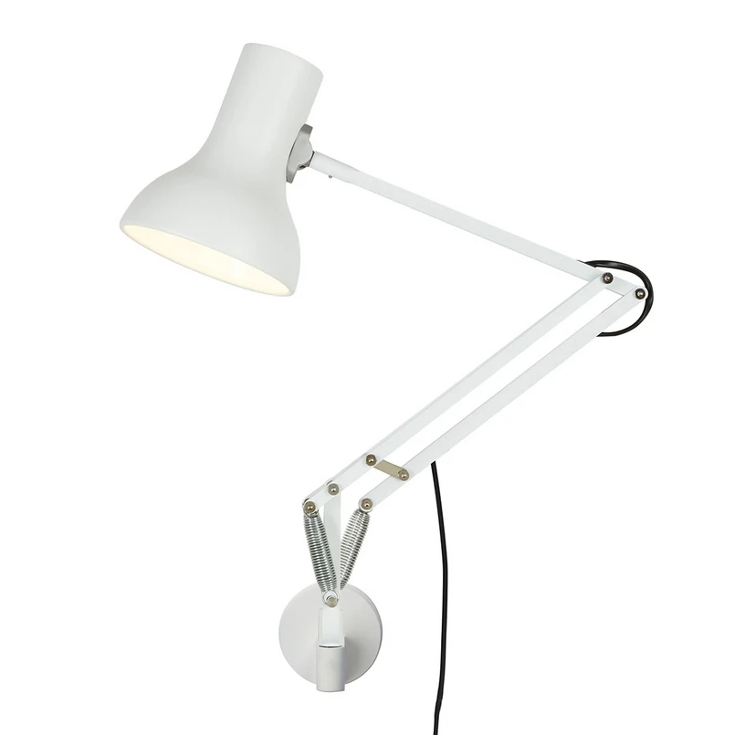 Anglepoise – Type 75 Mini Wandleuchte mit Beschlag Alpine White