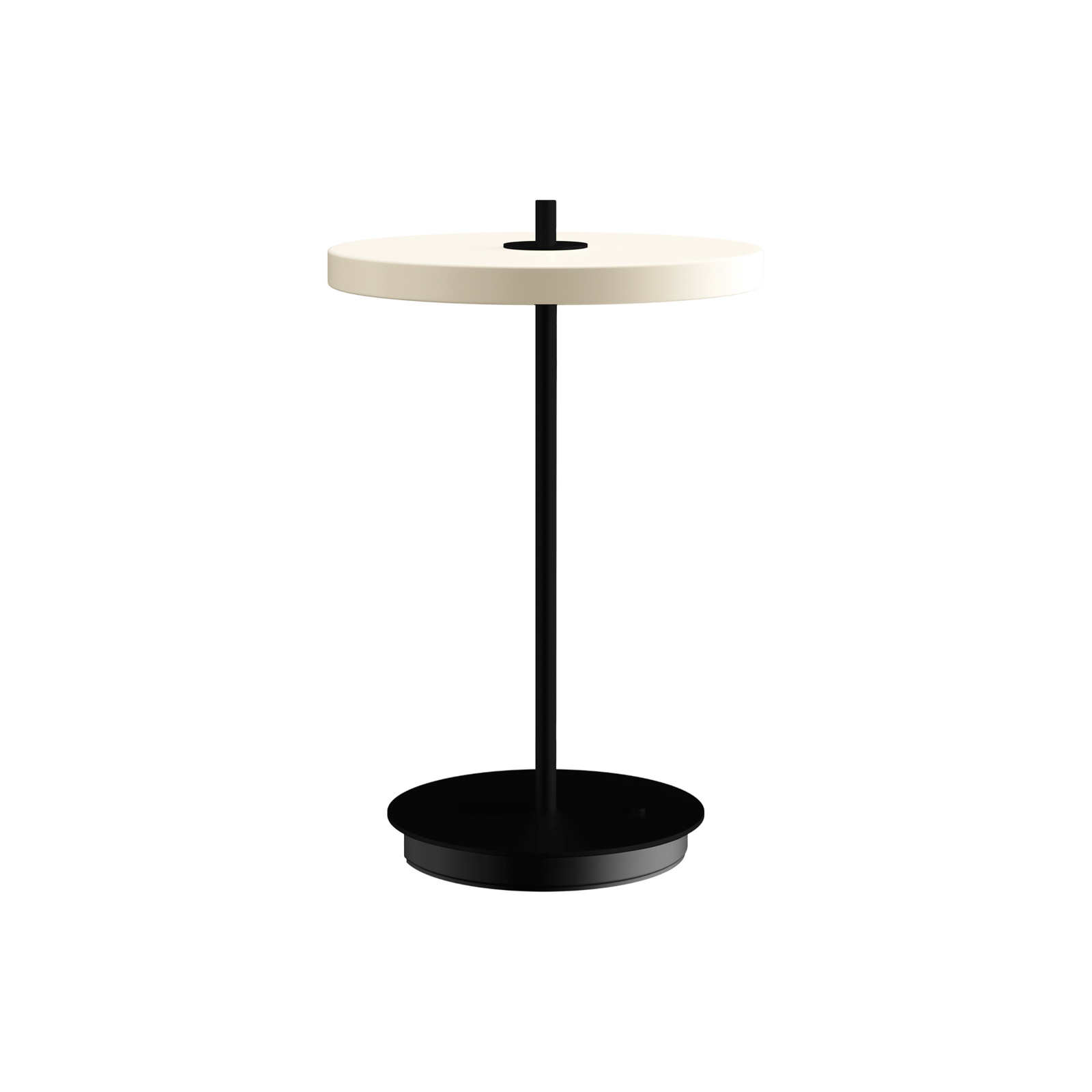Asteria Move Portable Table Lamp Pearl White/Black - UMAGE