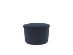 Hide Storage Pouf Small Steel Blue - Normann Copenhagen