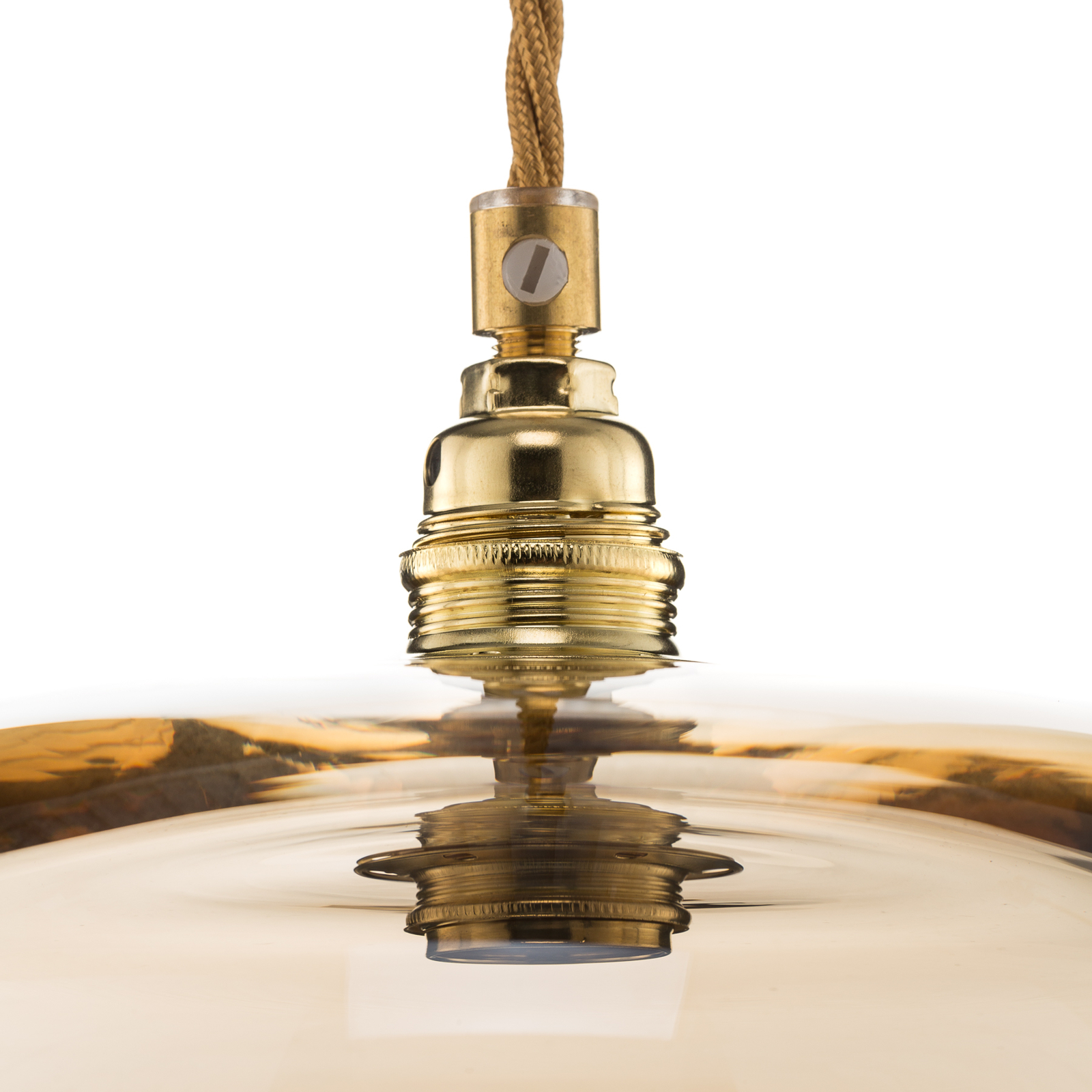 EBB & FLOW Horizon lampa wisząca złoty dym Ø 21cm
