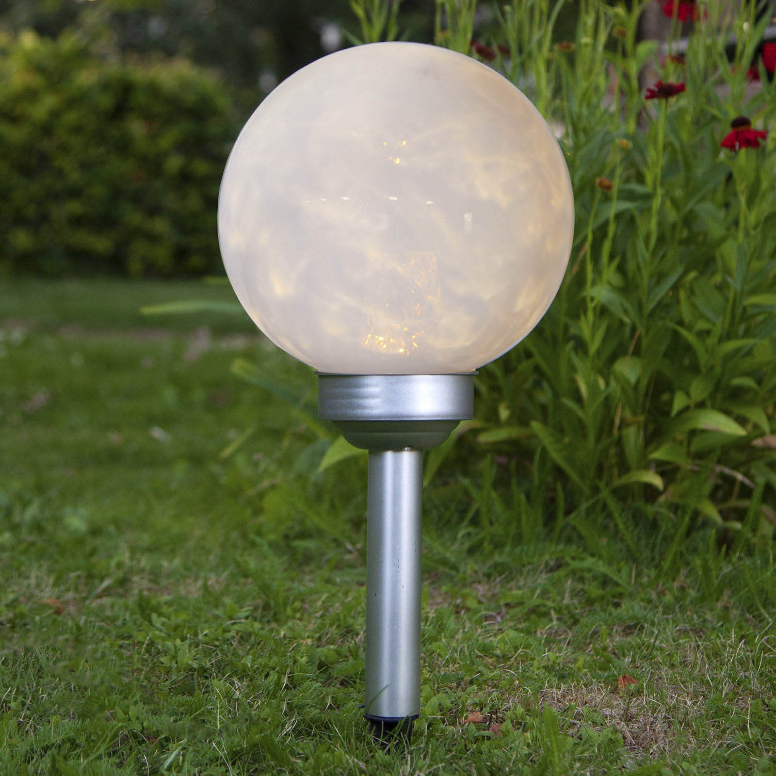 LED solární světlo Lunay, rotující žárovka