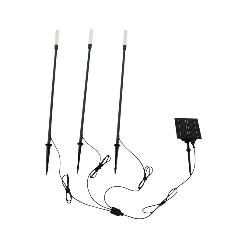 Lindby – Balian Solcellslampa w/Jordspett 3 pcs. Svart