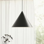 FRANDSEN Benjamin pendant light, Ø 46 cm, black