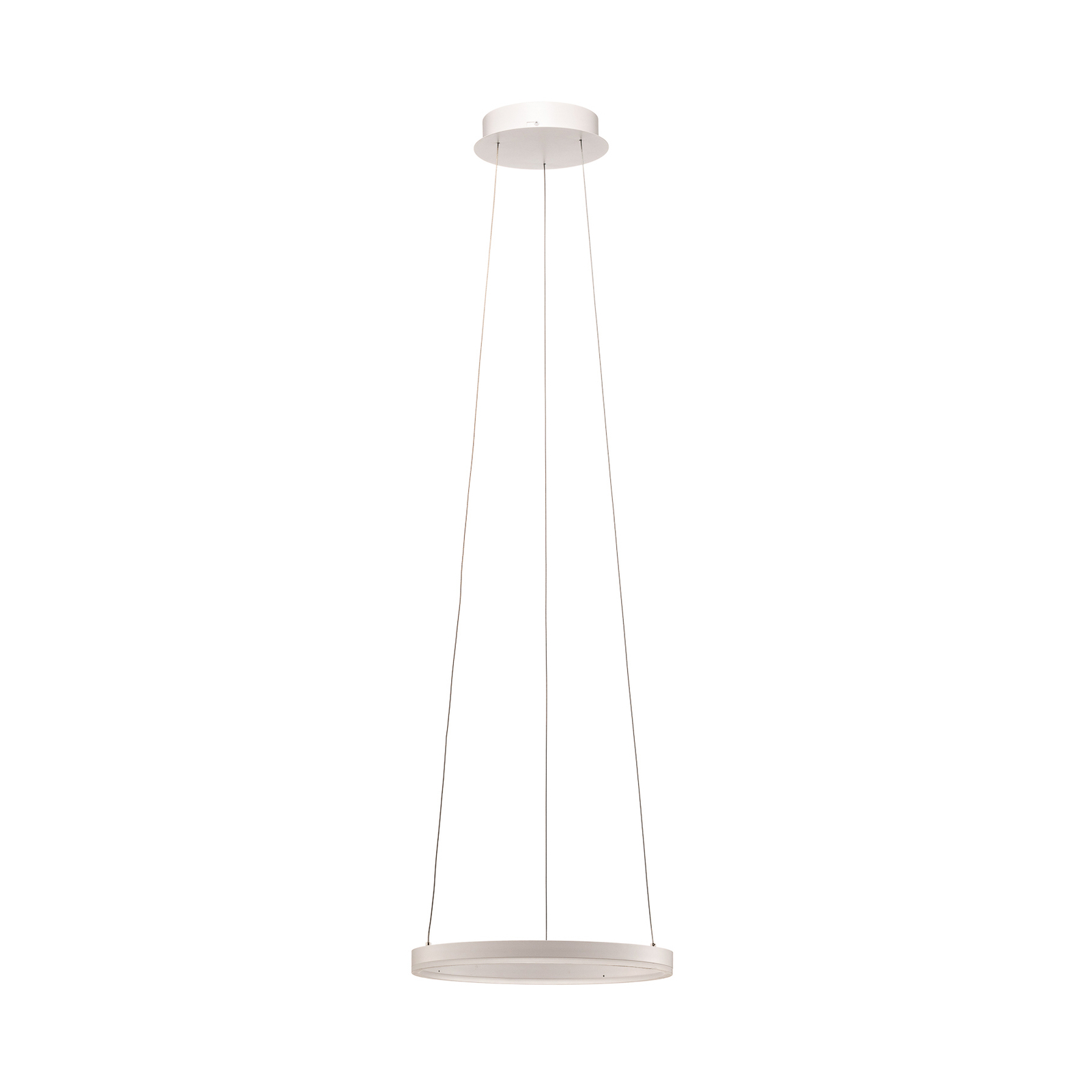 Arcchio Albiona LED-pendellampa, vit, 40 cm